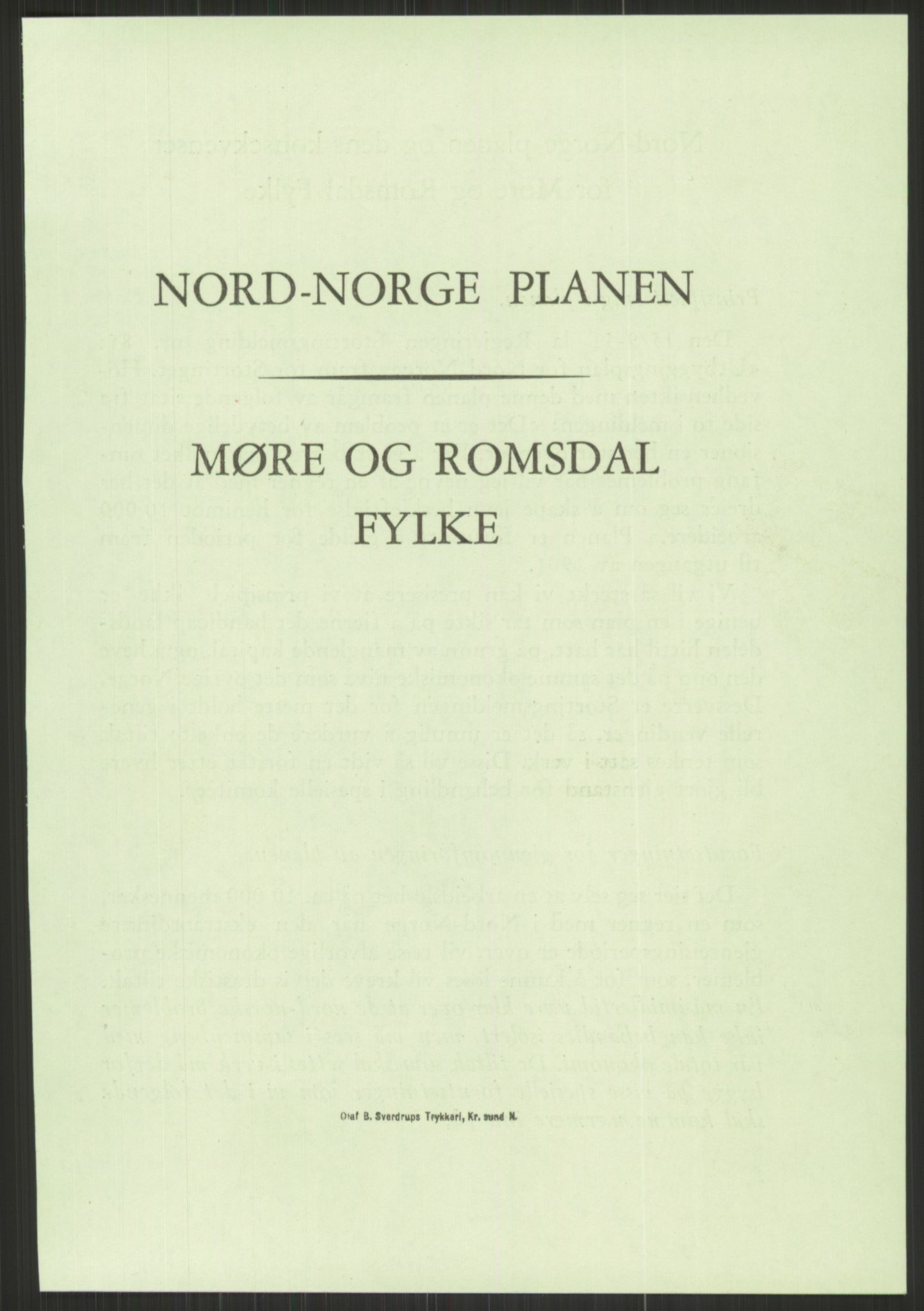 Høyres Hovedorganisasjon, RA/PA-0583/1/D/Dd/L0131: 21 Stortinget/23 Statsministeren. Regjeringen, 1951-1965, s. 1203