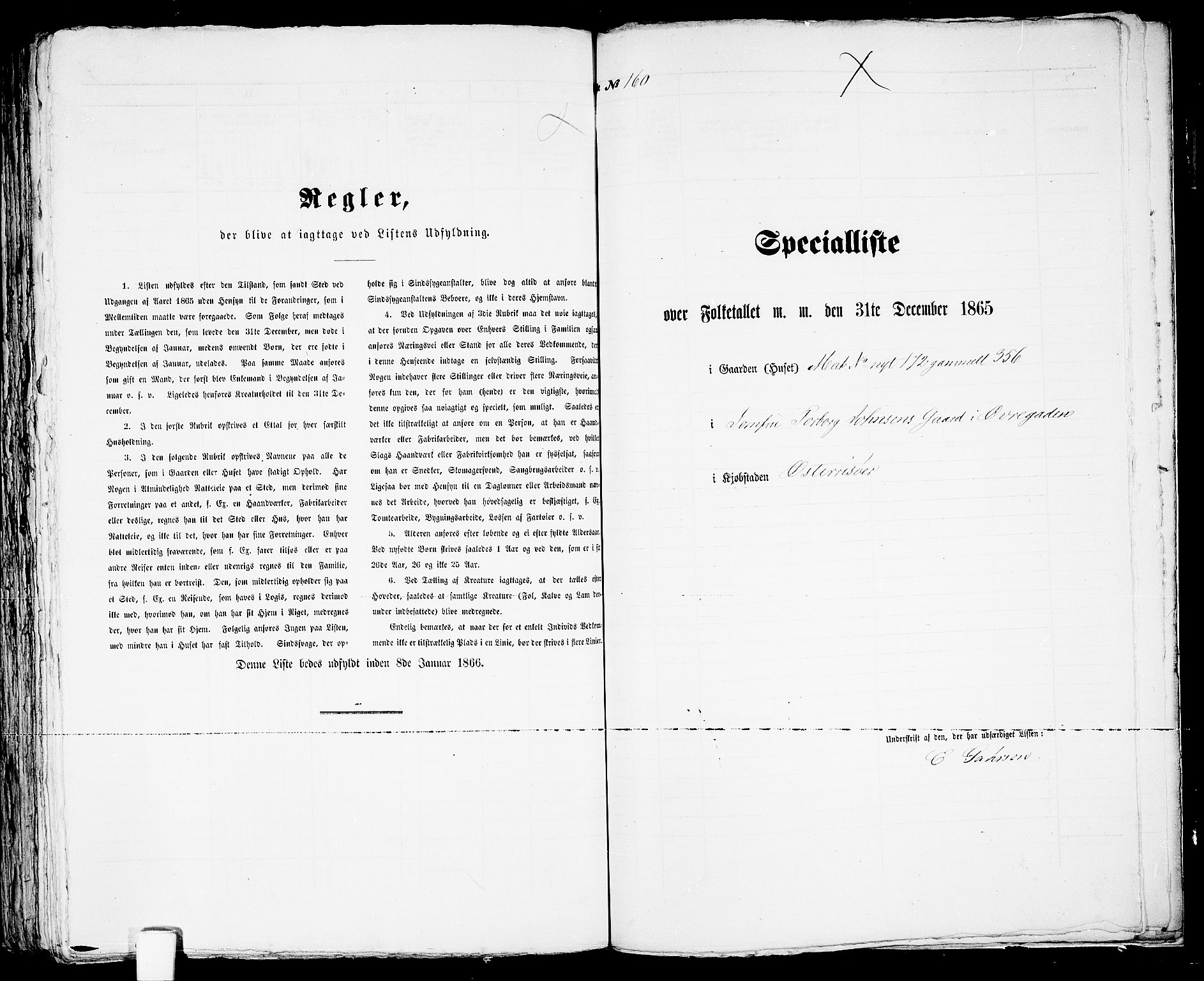 RA, Folketelling 1865 for 0901B Risør prestegjeld, Risør kjøpstad, 1865, s. 327