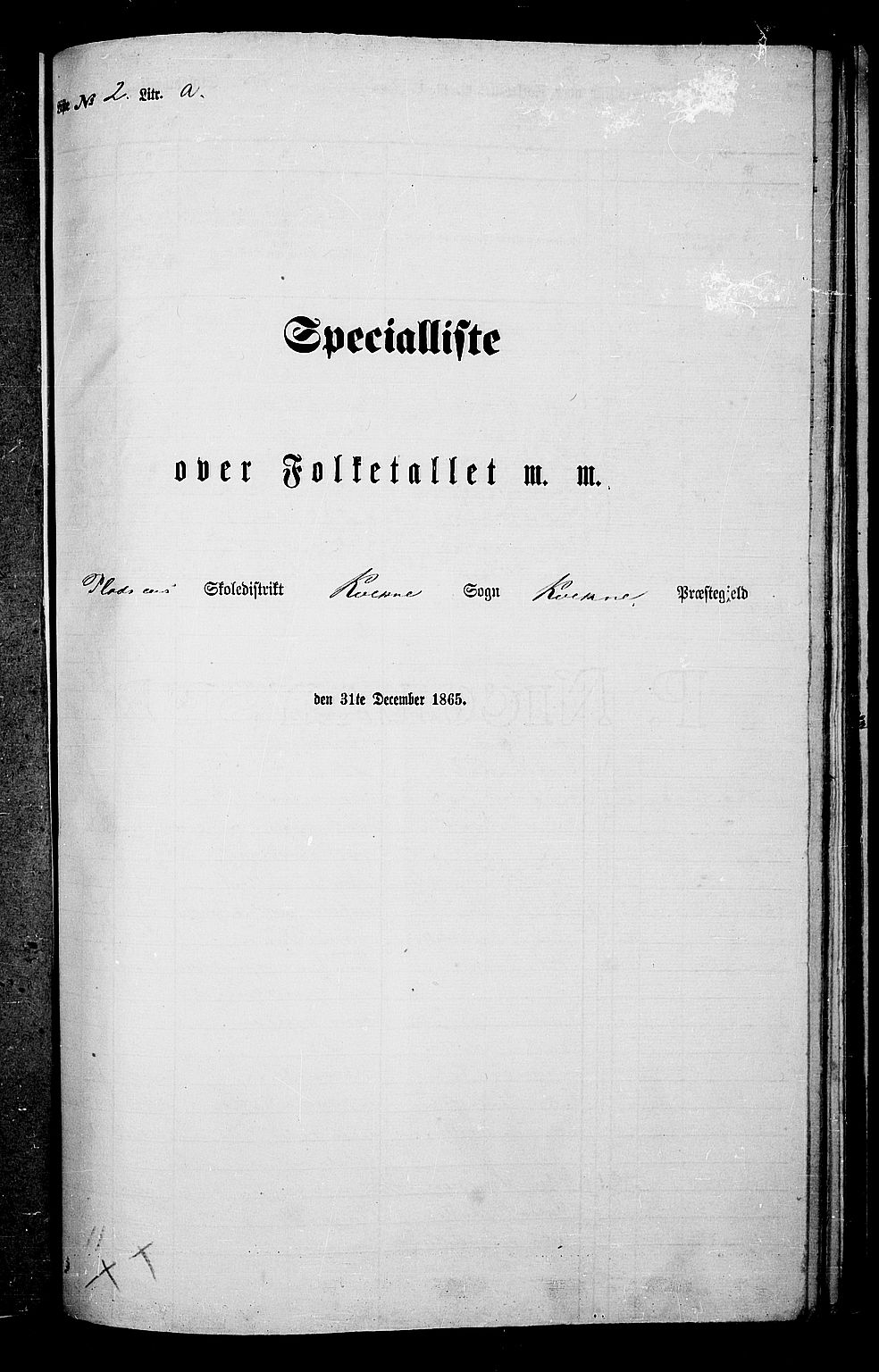 RA, Folketelling 1865 for 0440P Kvikne prestegjeld, 1865, s. 14