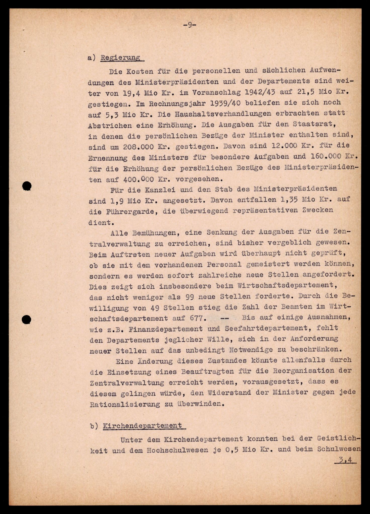 Forsvarets Overkommando. 2 kontor. Arkiv 11.4. Spredte tyske arkivsaker, AV/RA-RAFA-7031/D/Dar/Darb/L0004: Reichskommissariat - Hauptabteilung Vervaltung og Hauptabteilung Volkswirtschaft, 1940-1945, s. 613