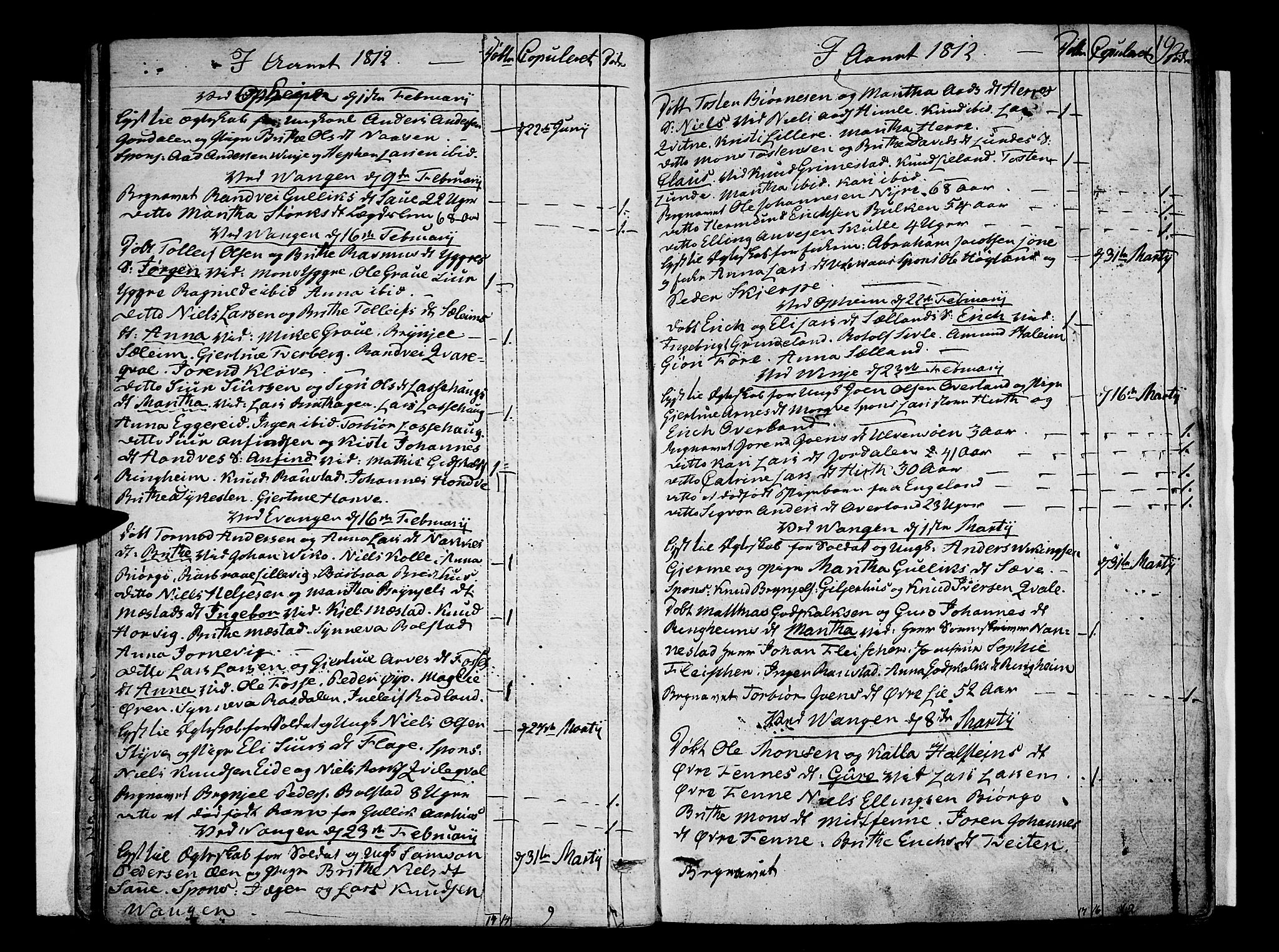 Voss sokneprestembete, AV/SAB-A-79001/H/Haa: Ministerialbok nr. A 10, 1810-1821, s. 19