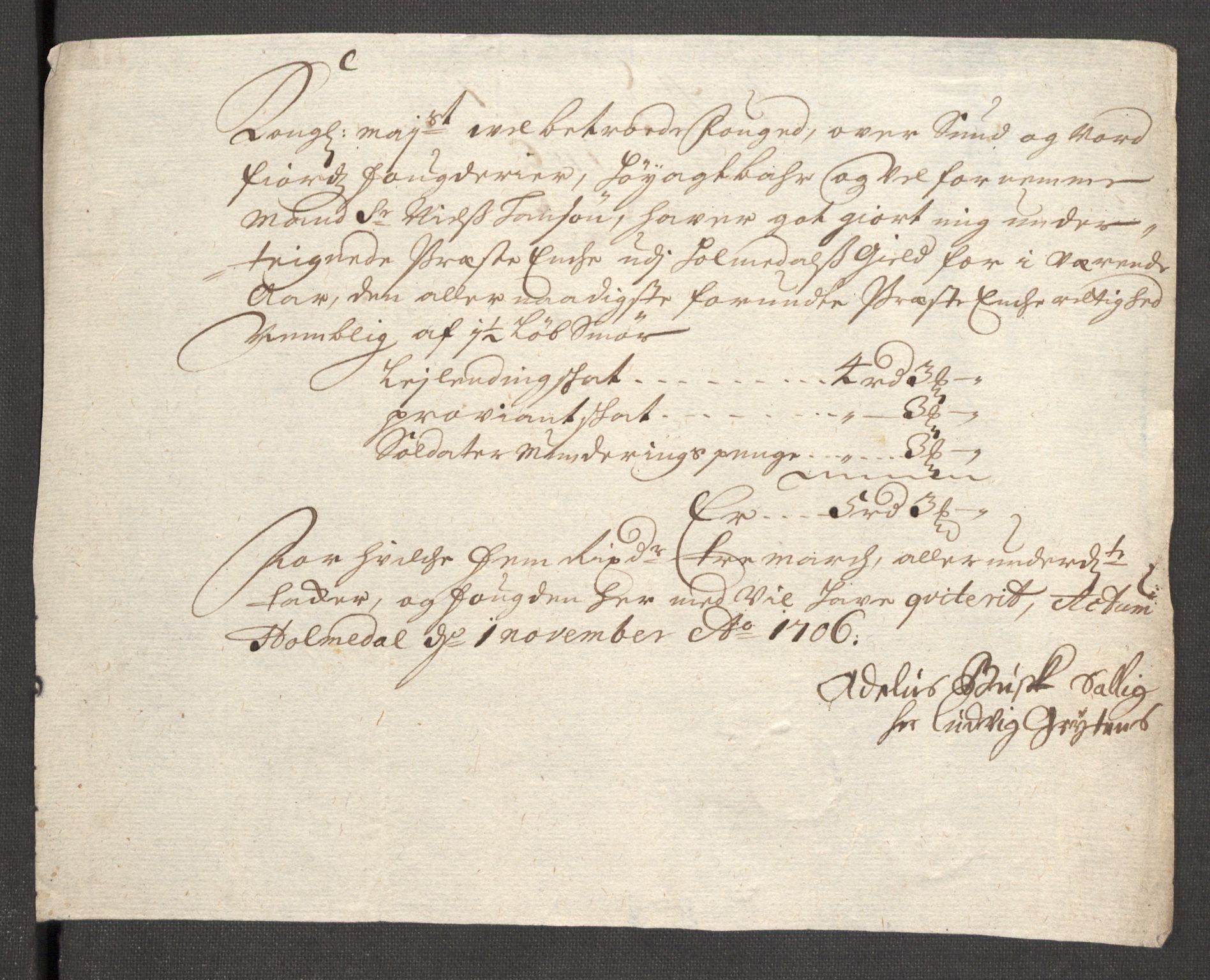 Rentekammeret inntil 1814, Reviderte regnskaper, Fogderegnskap, AV/RA-EA-4092/R53/L3430: Fogderegnskap Sunn- og Nordfjord, 1706-1707, s. 154