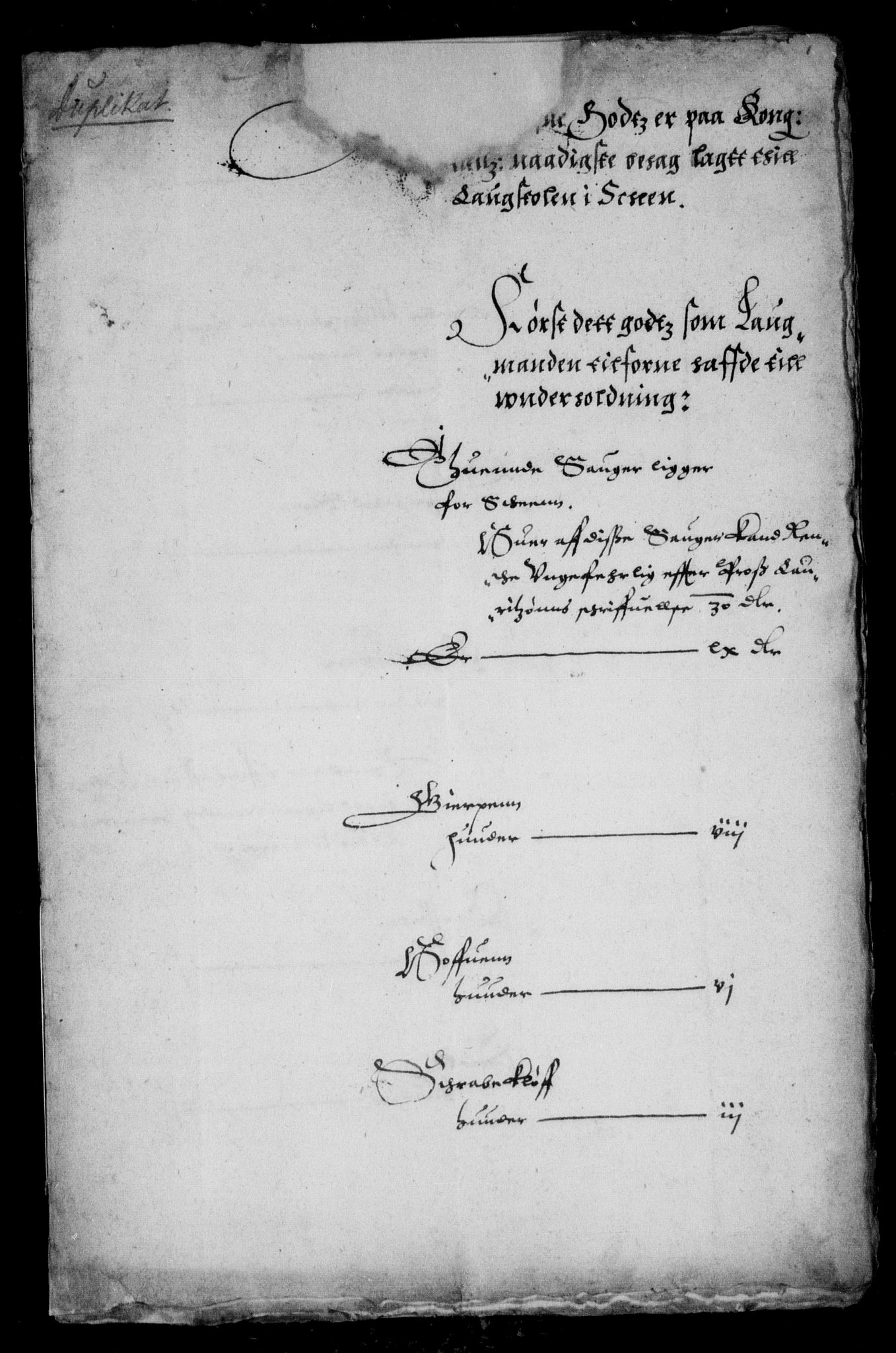 Danske Kanselli, Skapsaker, RA/EA-4061/F/L0057: Skap 14, pakke 56-103, 1601-1720, s. 177