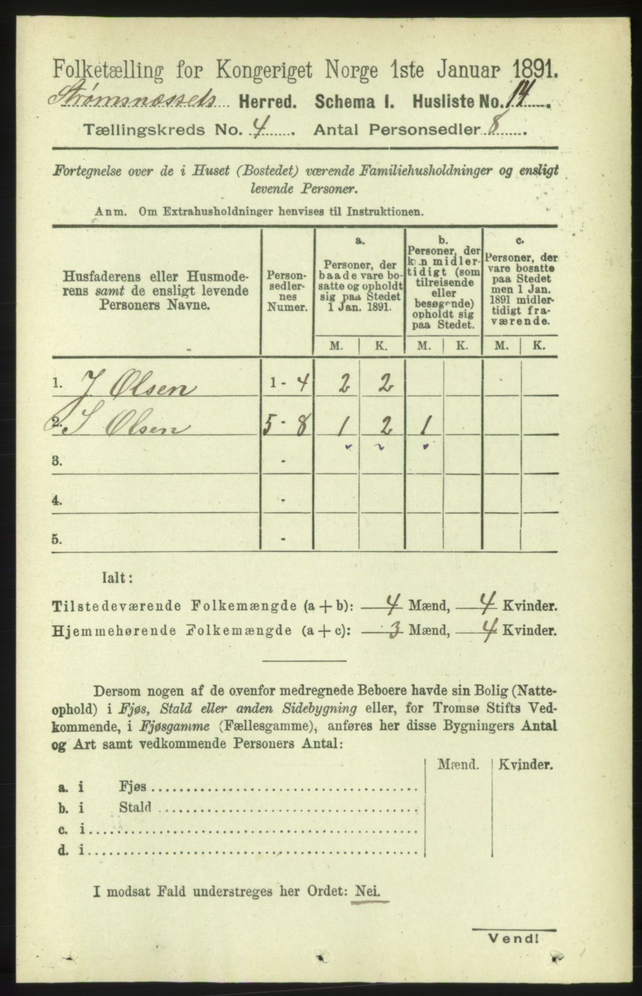 RA, Folketelling 1891 for 1559 Straumsnes herred, 1891, s. 726