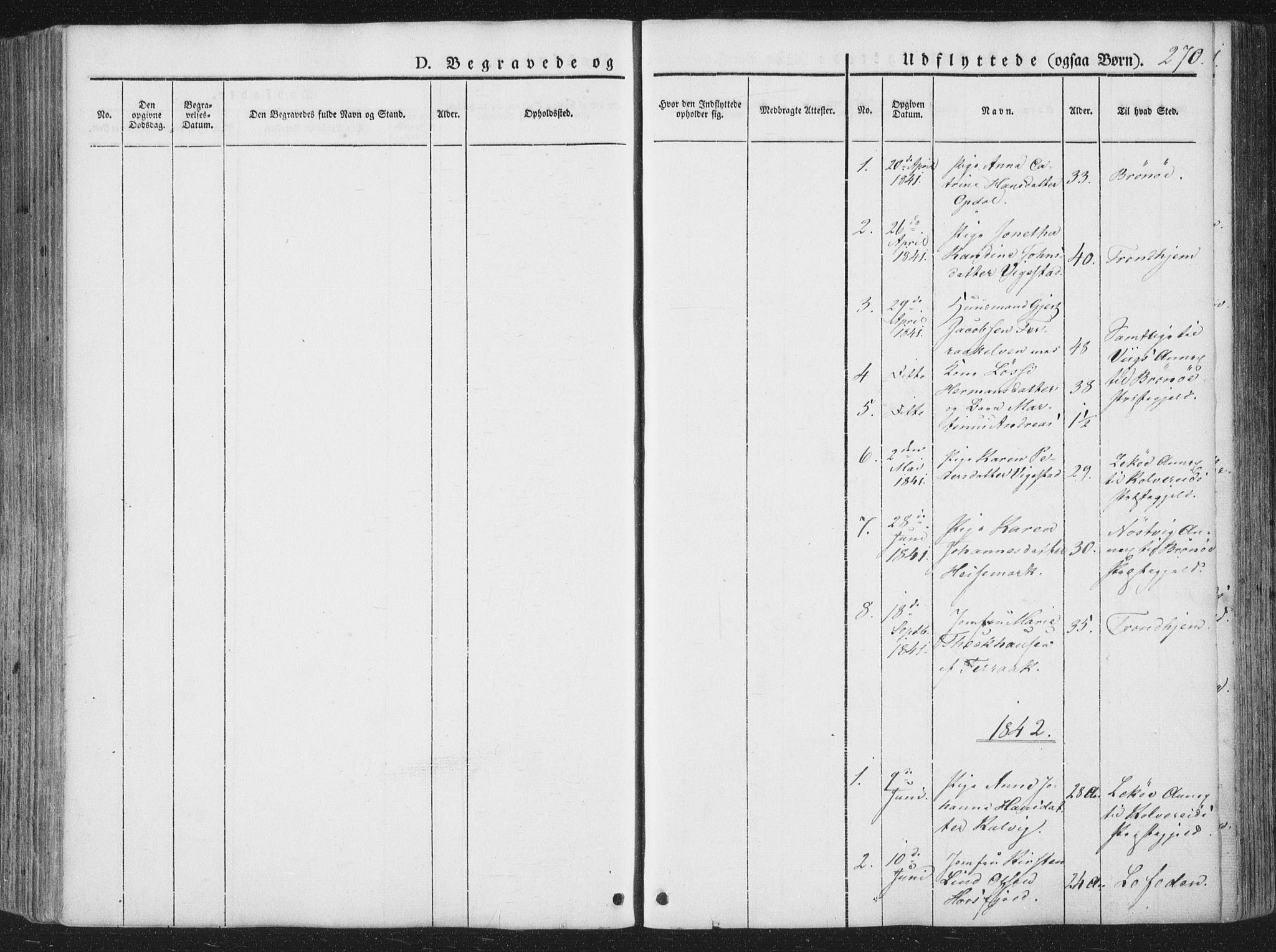 Ministerialprotokoller, klokkerbøker og fødselsregistre - Nordland, SAT/A-1459/810/L0144: Ministerialbok nr. 810A07 /1, 1841-1862, s. 270