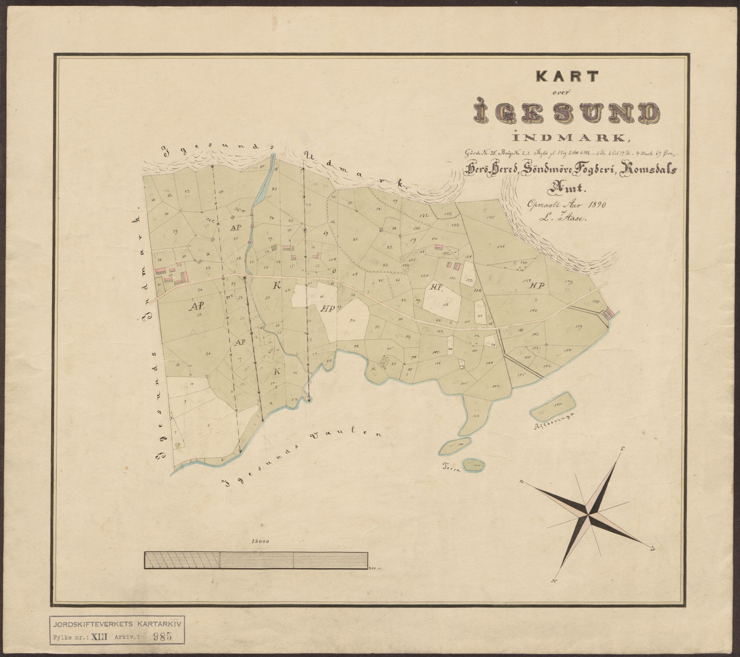 Jordskifteverkets kartarkiv, RA/S-3929/T, 1859-1988, s. 1181