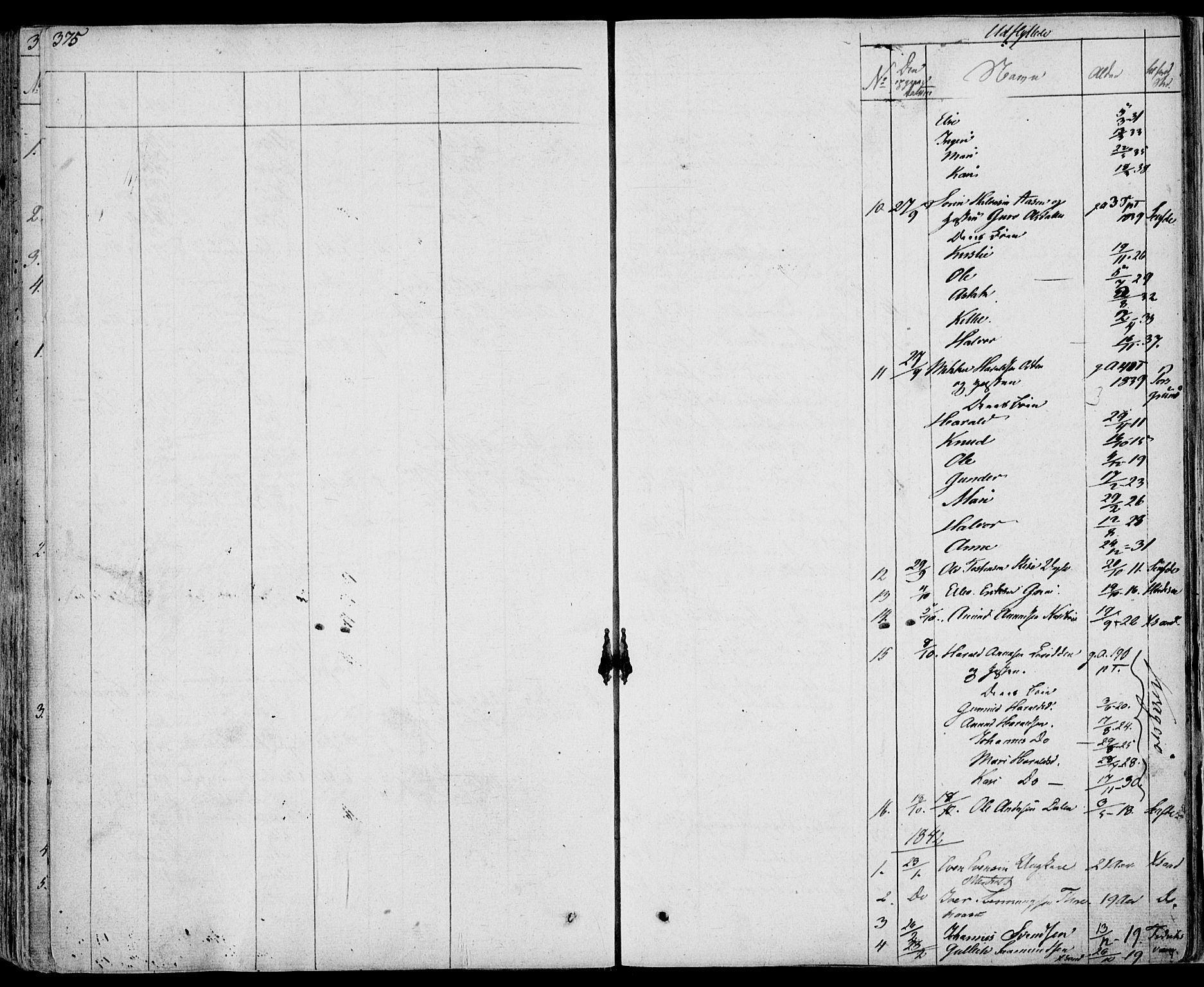 Bø kirkebøker, AV/SAKO-A-257/F/Fa/L0007: Ministerialbok nr. 7, 1831-1848, s. 375