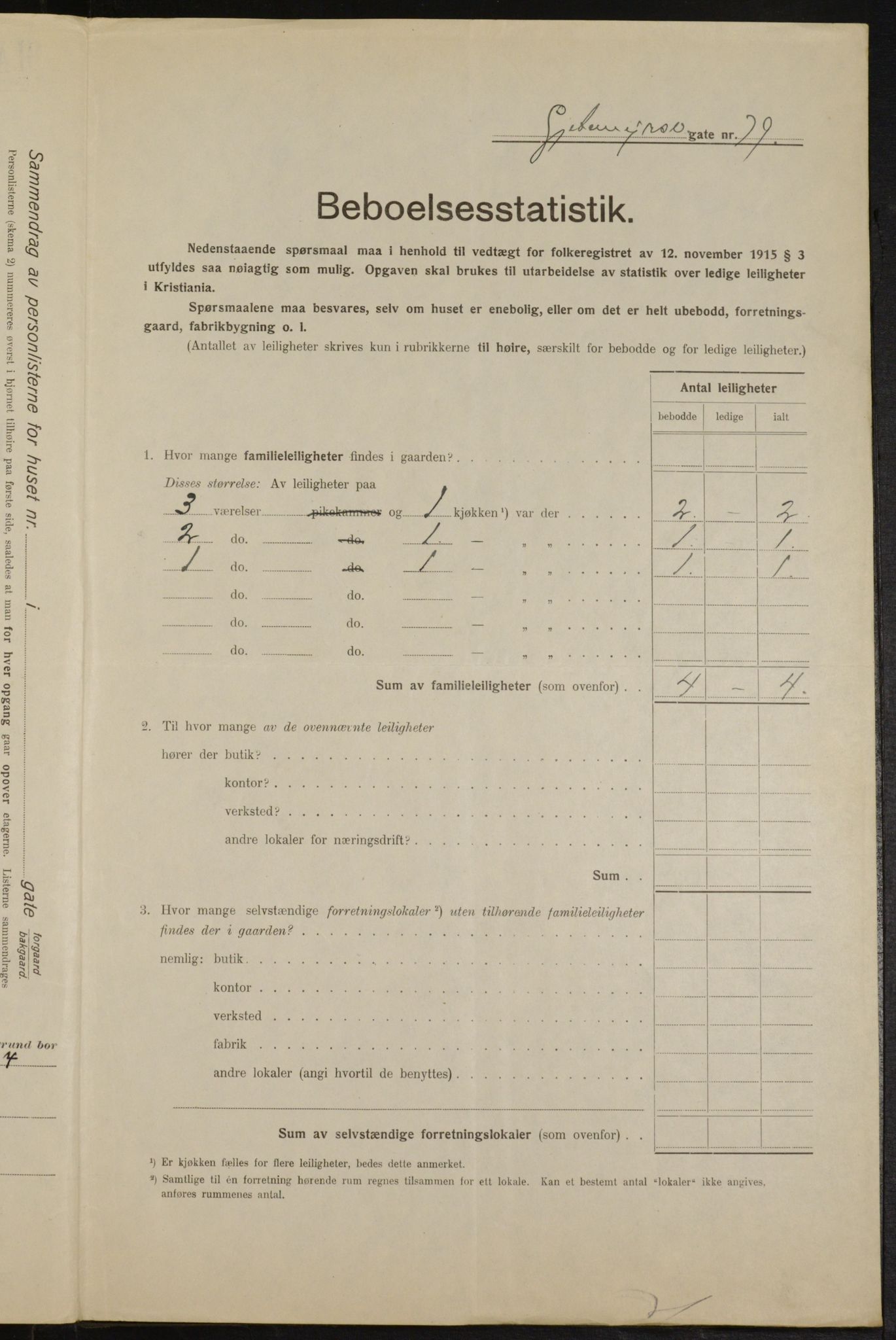 OBA, Kommunal folketelling 1.2.1916 for Kristiania, 1916, s. 29642