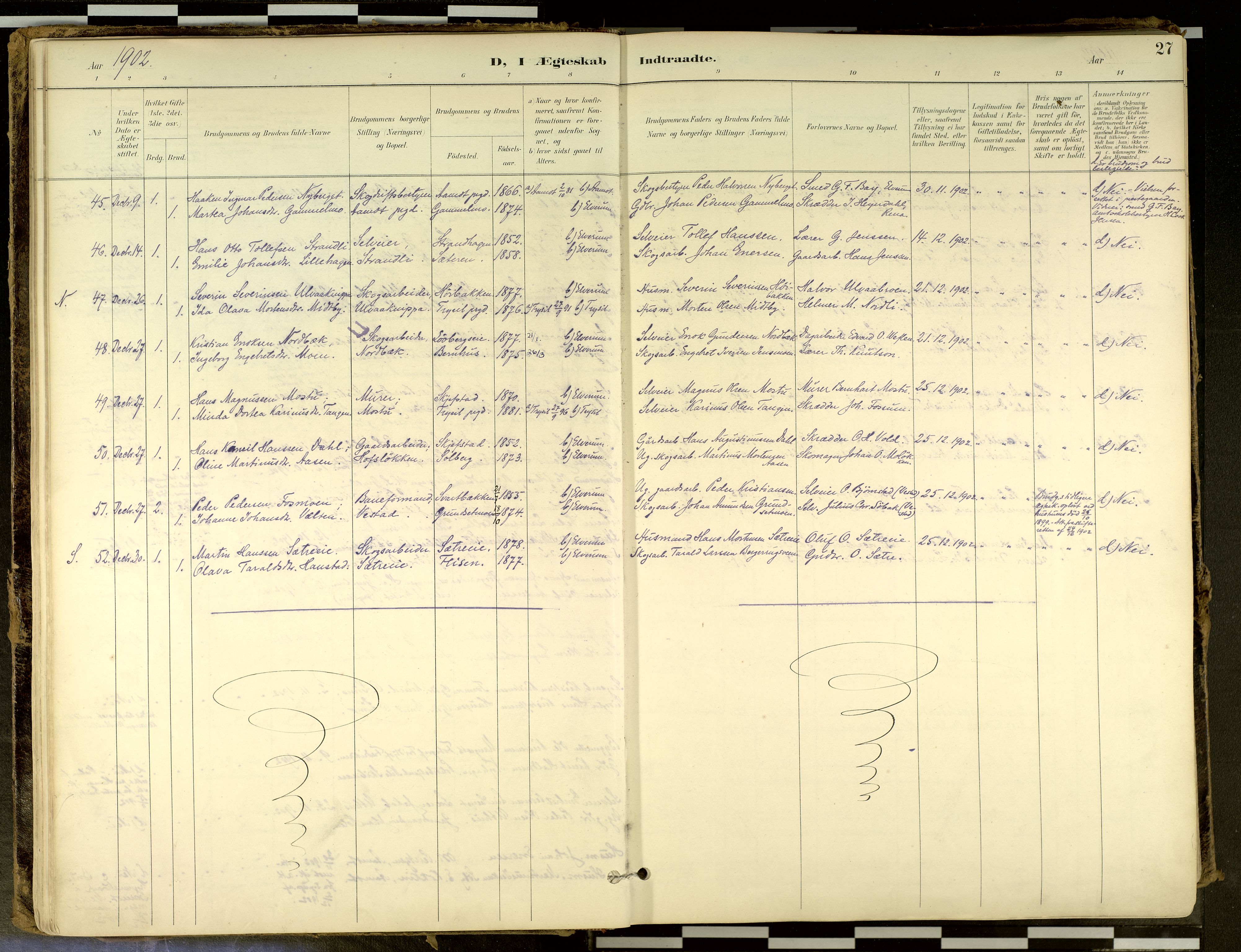 Elverum prestekontor, SAH/PREST-044/H/Ha/Haa/L0018: Ministerialbok nr. 18, 1894-1914, s. 27
