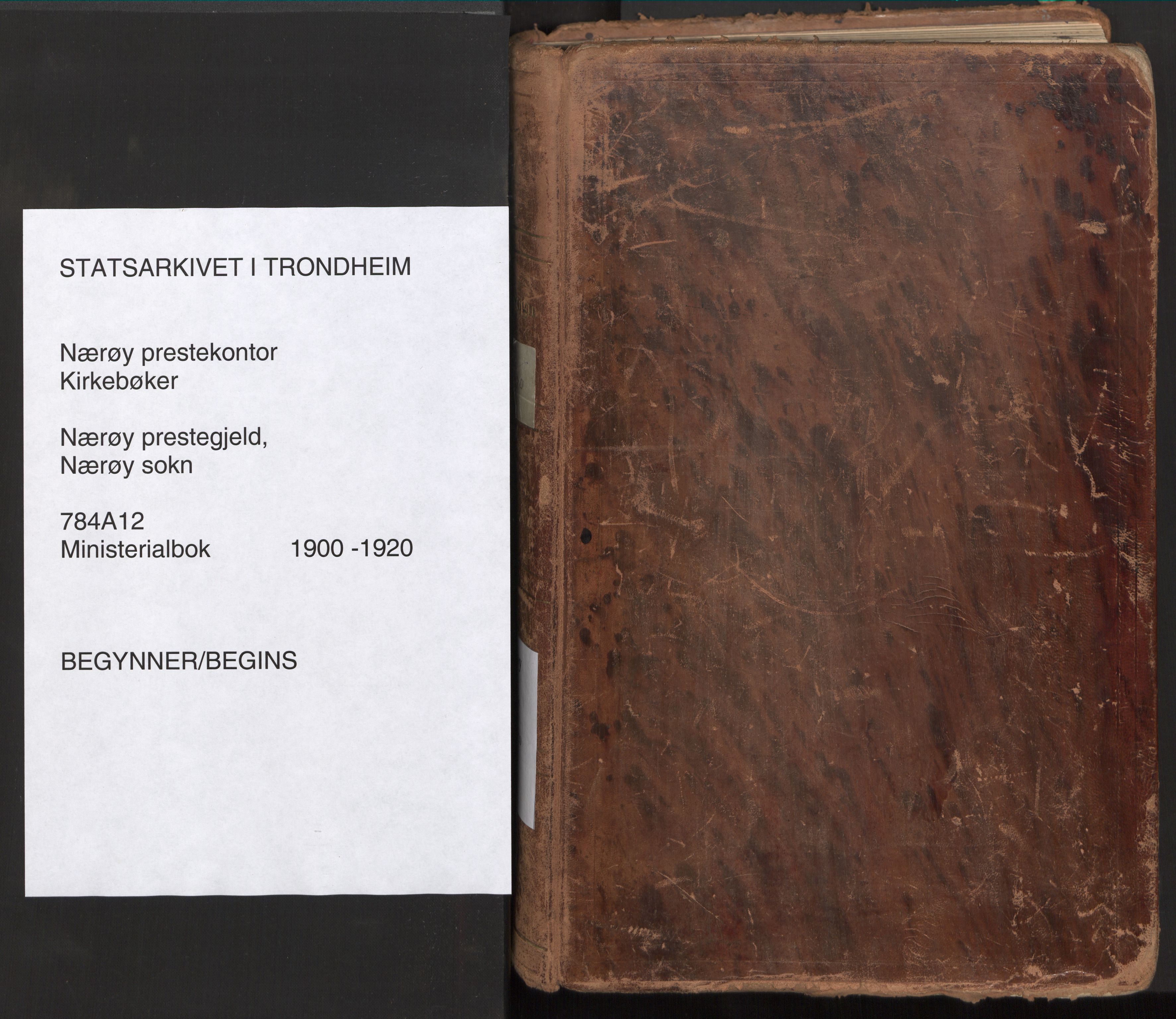 Ministerialprotokoller, klokkerbøker og fødselsregistre - Nord-Trøndelag, SAT/A-1458/784/L0677: Ministerialbok nr. 784A12, 1900-1920