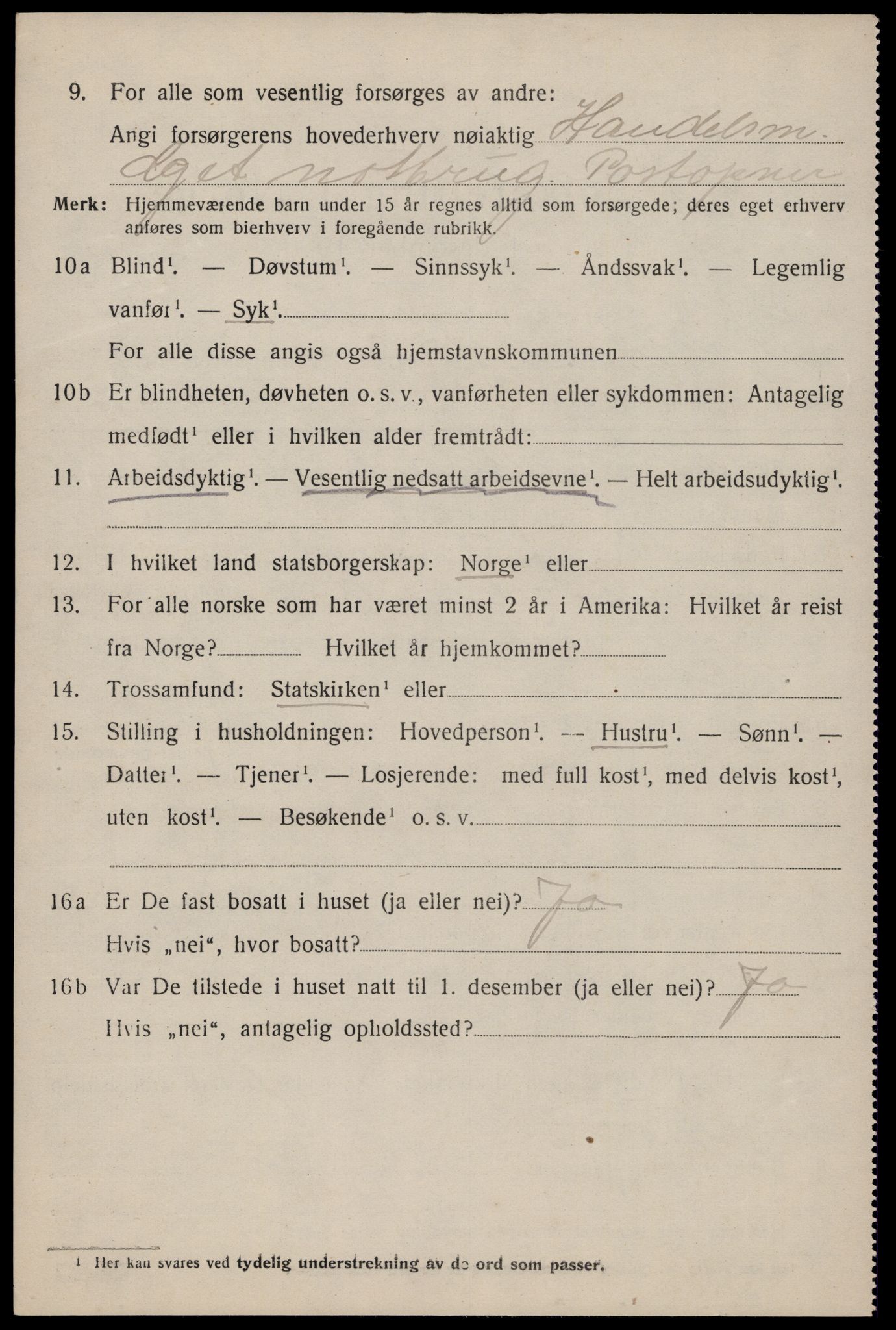SAST, Folketelling 1920 for 1139 Nedstrand herred, 1920, s. 876