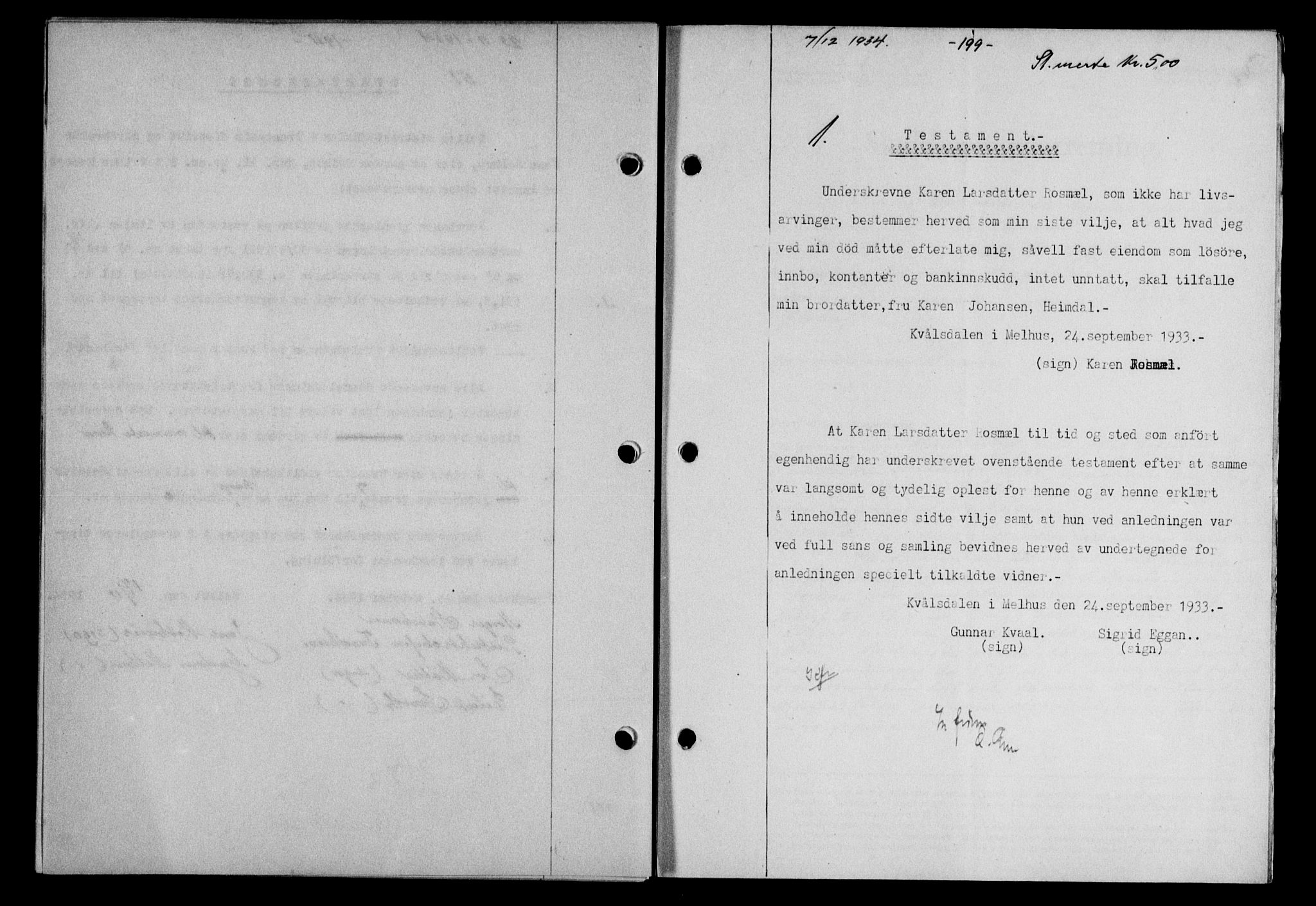 Gauldal sorenskriveri, SAT/A-0014/1/2/2C/L0044: Pantebok nr. 46-47, 1934-1935, Tingl.dato: 07.12.1934