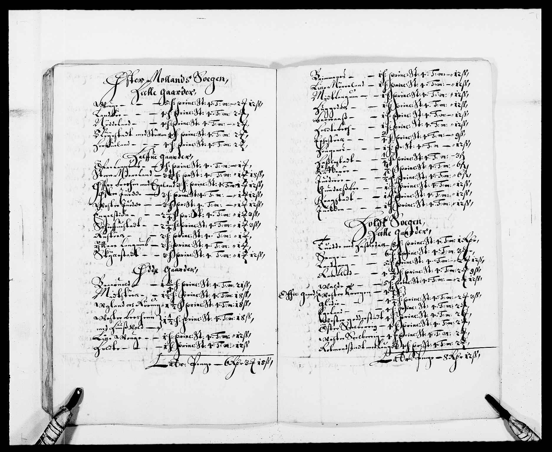 Rentekammeret inntil 1814, Reviderte regnskaper, Fogderegnskap, AV/RA-EA-4092/R39/L2296: Fogderegnskap Nedenes, 1664-1666, s. 419