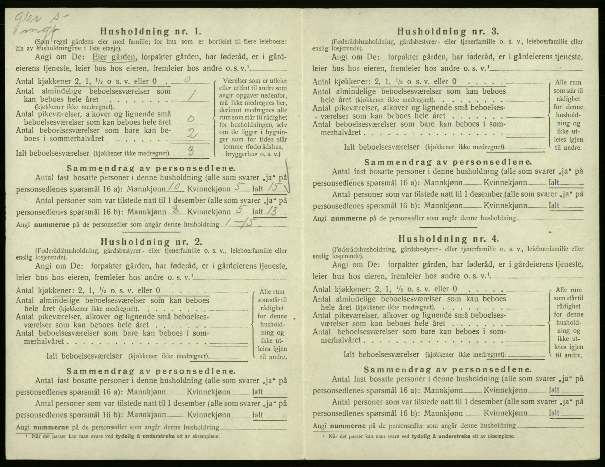 SAB, Folketelling 1920 for 1239 Hålandsdal herred, 1920, s. 104
