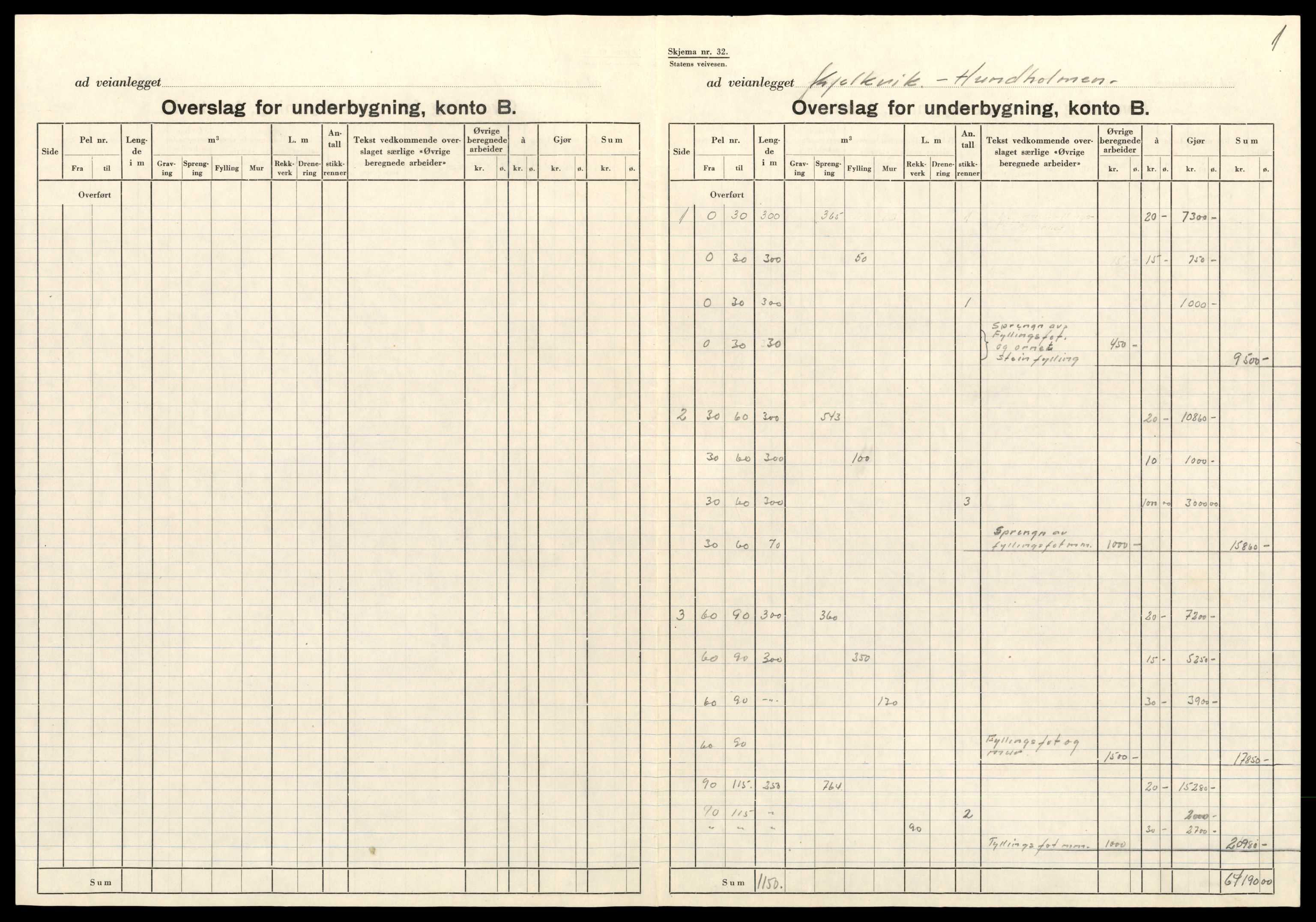 Nordland vegkontor, AV/SAT-A-4181/F/Fa/L0031: Tysfjord/Ballangen/Tjeldsund, 1882-1969, s. 1025