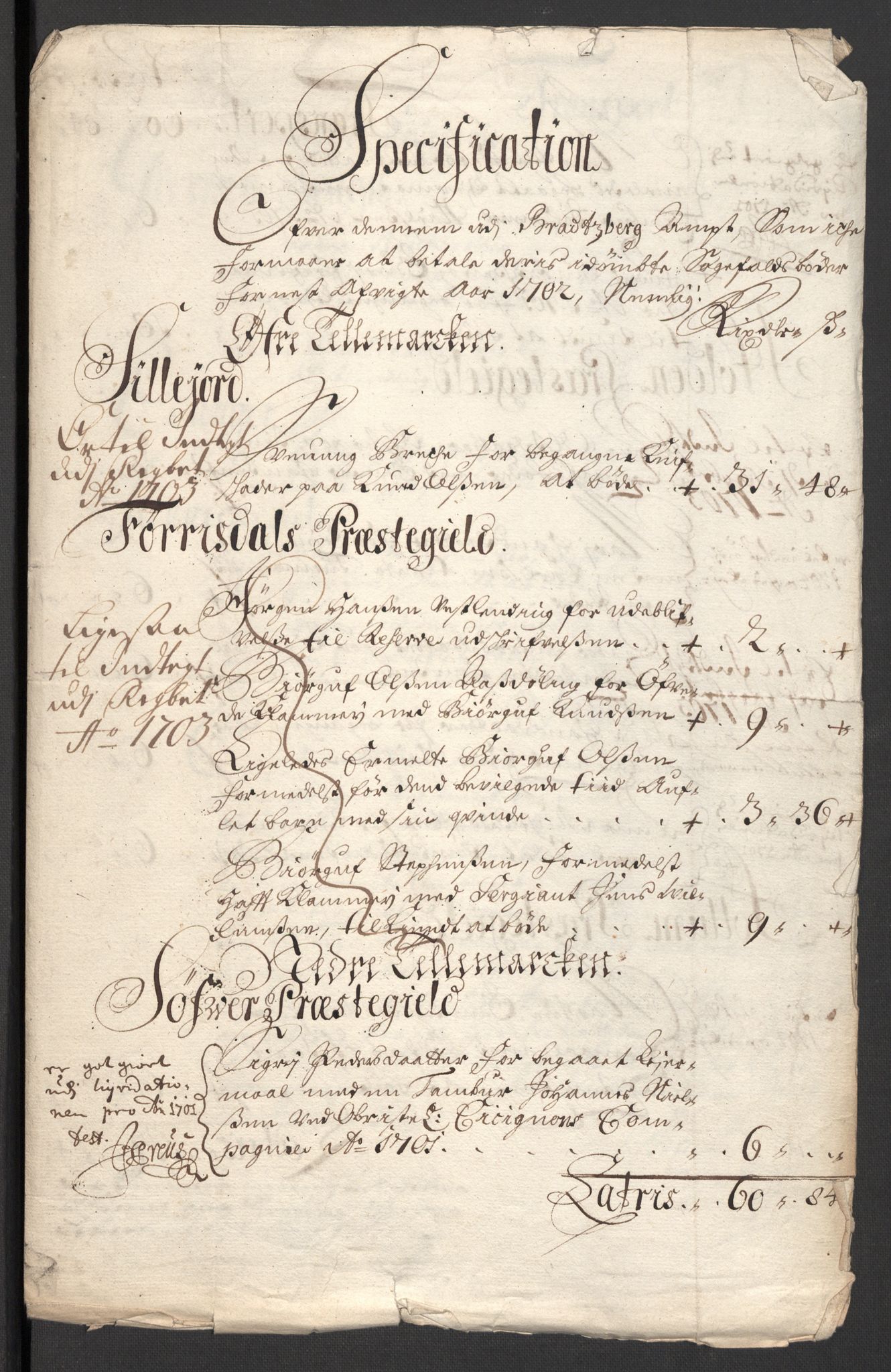 Rentekammeret inntil 1814, Reviderte regnskaper, Fogderegnskap, RA/EA-4092/R36/L2106: Fogderegnskap Øvre og Nedre Telemark og Bamble, 1702, s. 56