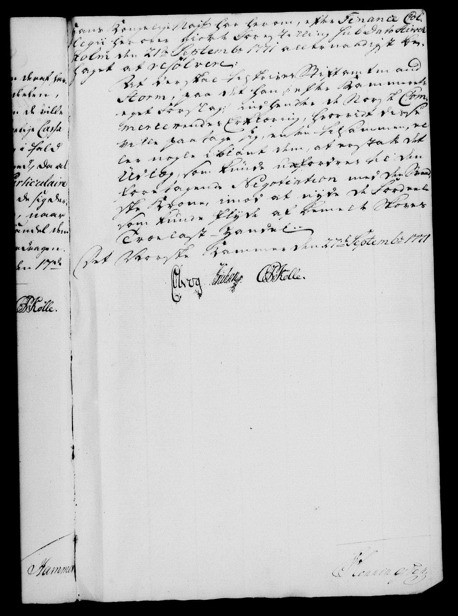 Rentekammeret, Kammerkanselliet, RA/EA-3111/G/Gf/Gfa/L0054: Norsk relasjons- og resolusjonsprotokoll (merket RK 52.54), 1771-1772, s. 109