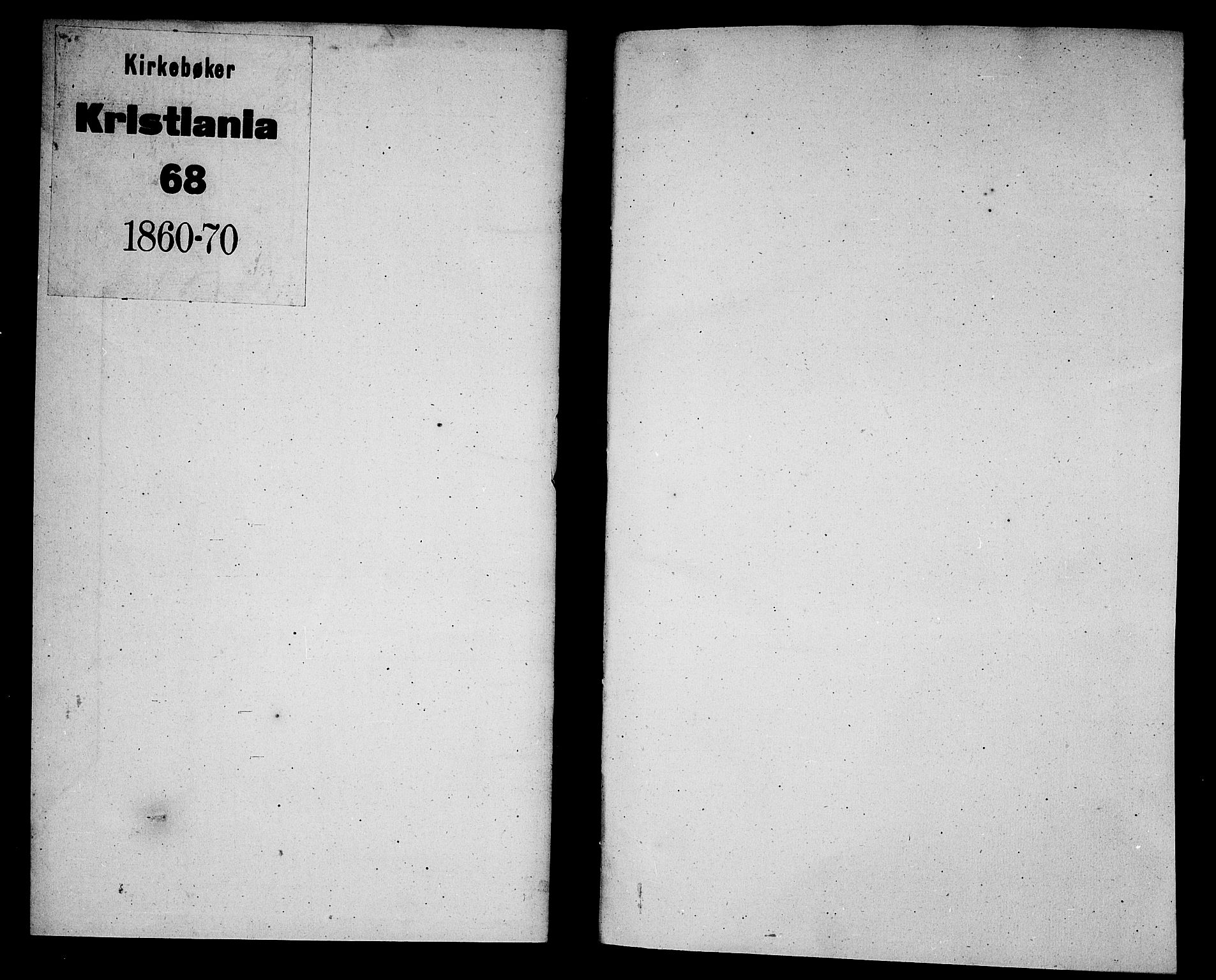 Oslo domkirke Kirkebøker, SAO/A-10752/H/Ha/L0002: Lysningsprotokoll nr. 2, 1860-1870