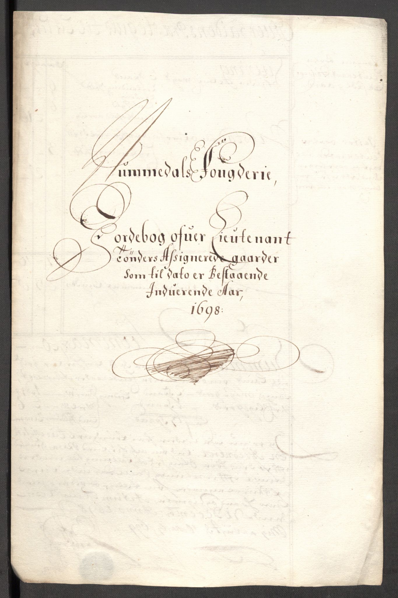 Rentekammeret inntil 1814, Reviderte regnskaper, Fogderegnskap, AV/RA-EA-4092/R64/L4425: Fogderegnskap Namdal, 1696-1698, s. 447