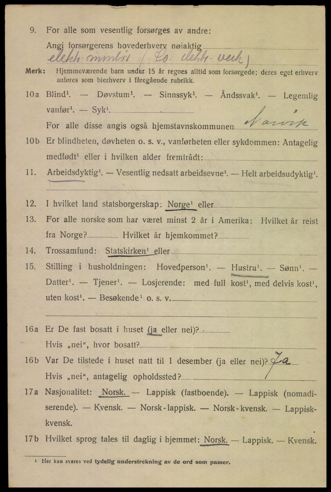 SAT, Folketelling 1920 for 1806 Svolvær kjøpstad, 1920, s. 5481