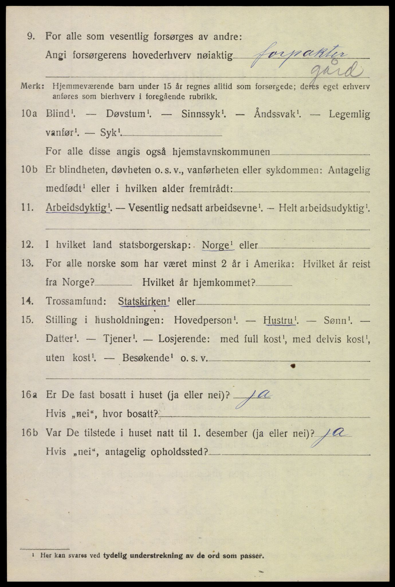 SAH, Folketelling 1920 for 0540 Sør-Aurdal herred, 1920, s. 1770