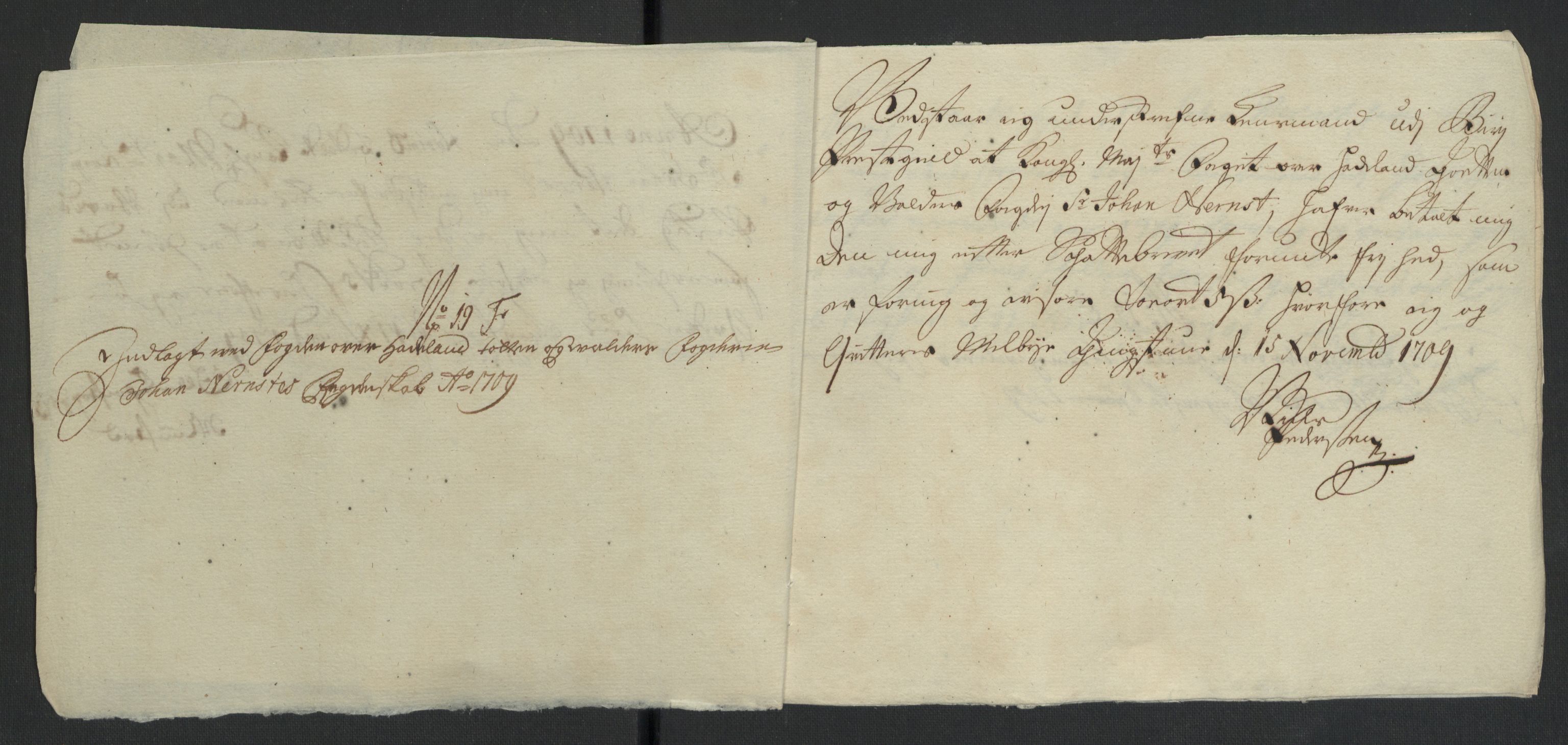 Rentekammeret inntil 1814, Reviderte regnskaper, Fogderegnskap, AV/RA-EA-4092/R18/L1306: Fogderegnskap Hadeland, Toten og Valdres, 1709, s. 316
