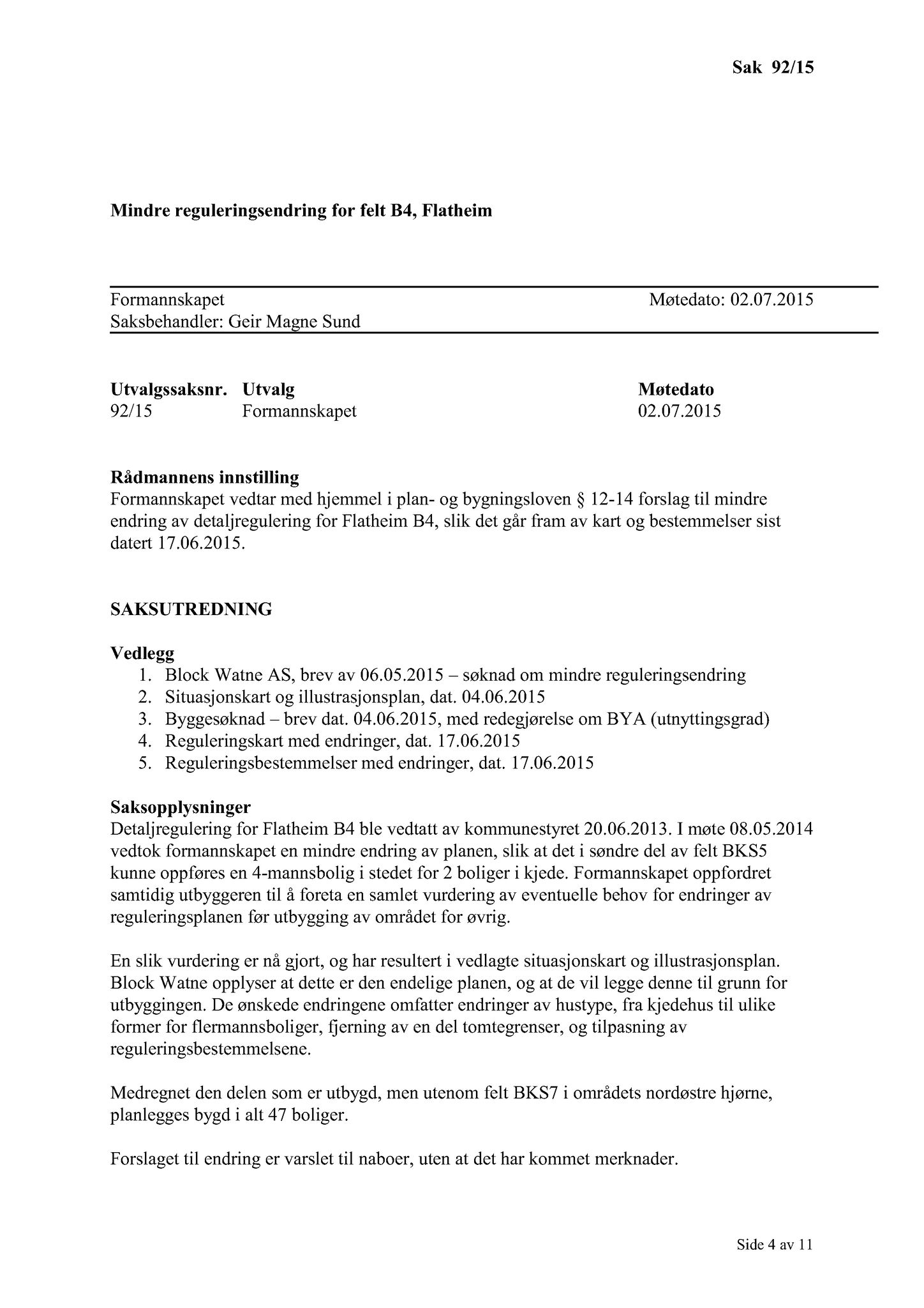 Klæbu Kommune, TRKO/KK/02-FS/L008: Formannsskapet - Møtedokumenter, 2015, s. 2398