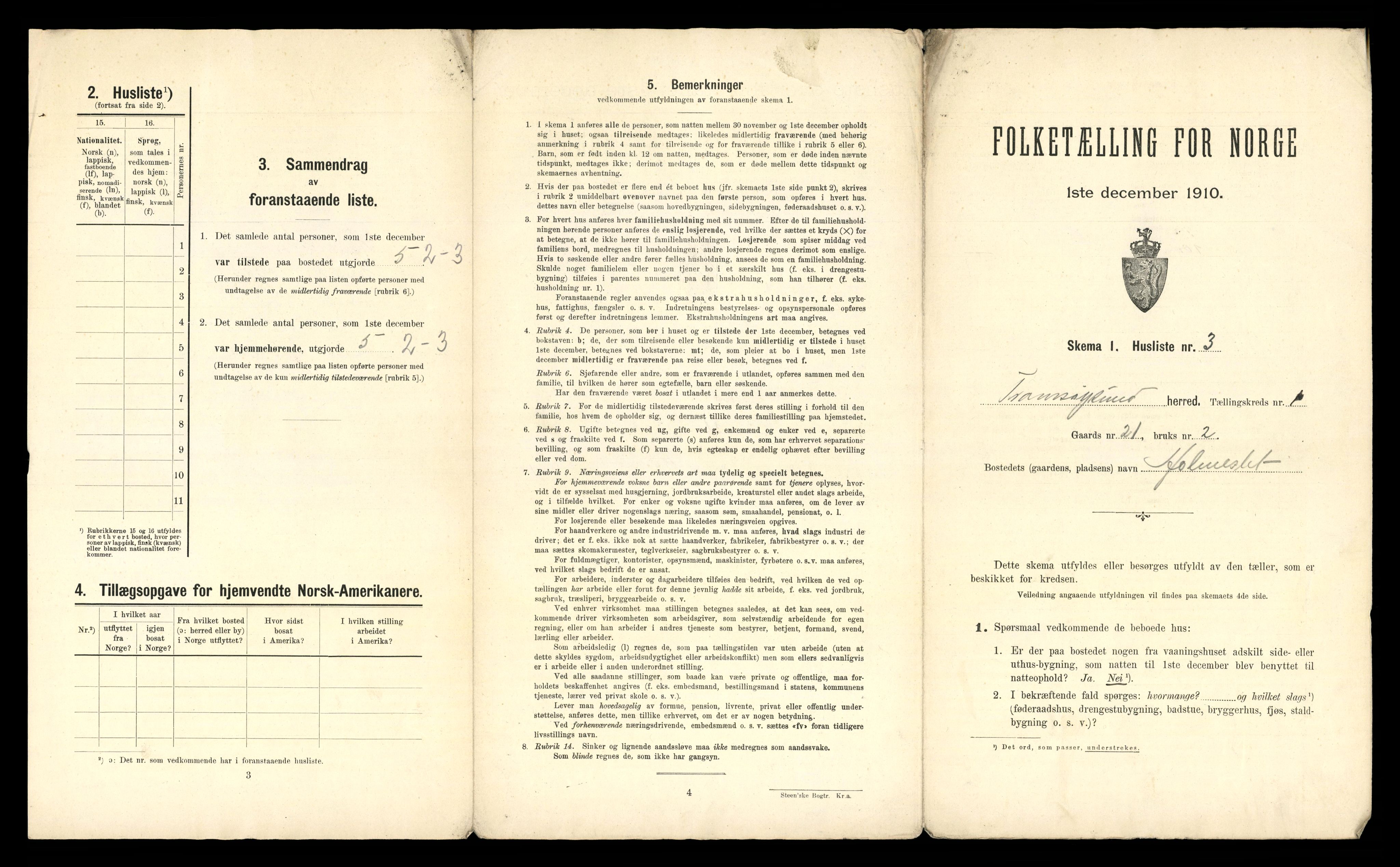 RA, Folketelling 1910 for 1934 Tromsøysund herred, 1910, s. 47