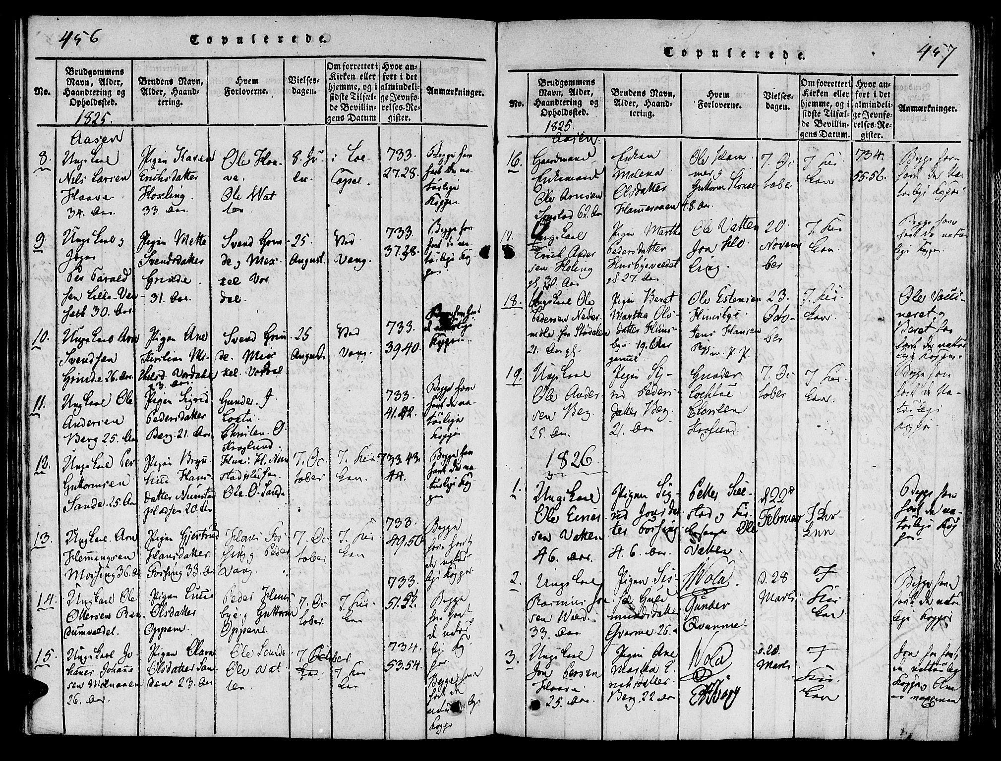Ministerialprotokoller, klokkerbøker og fødselsregistre - Nord-Trøndelag, AV/SAT-A-1458/713/L0112: Ministerialbok nr. 713A04 /2, 1817-1827, s. 456-457