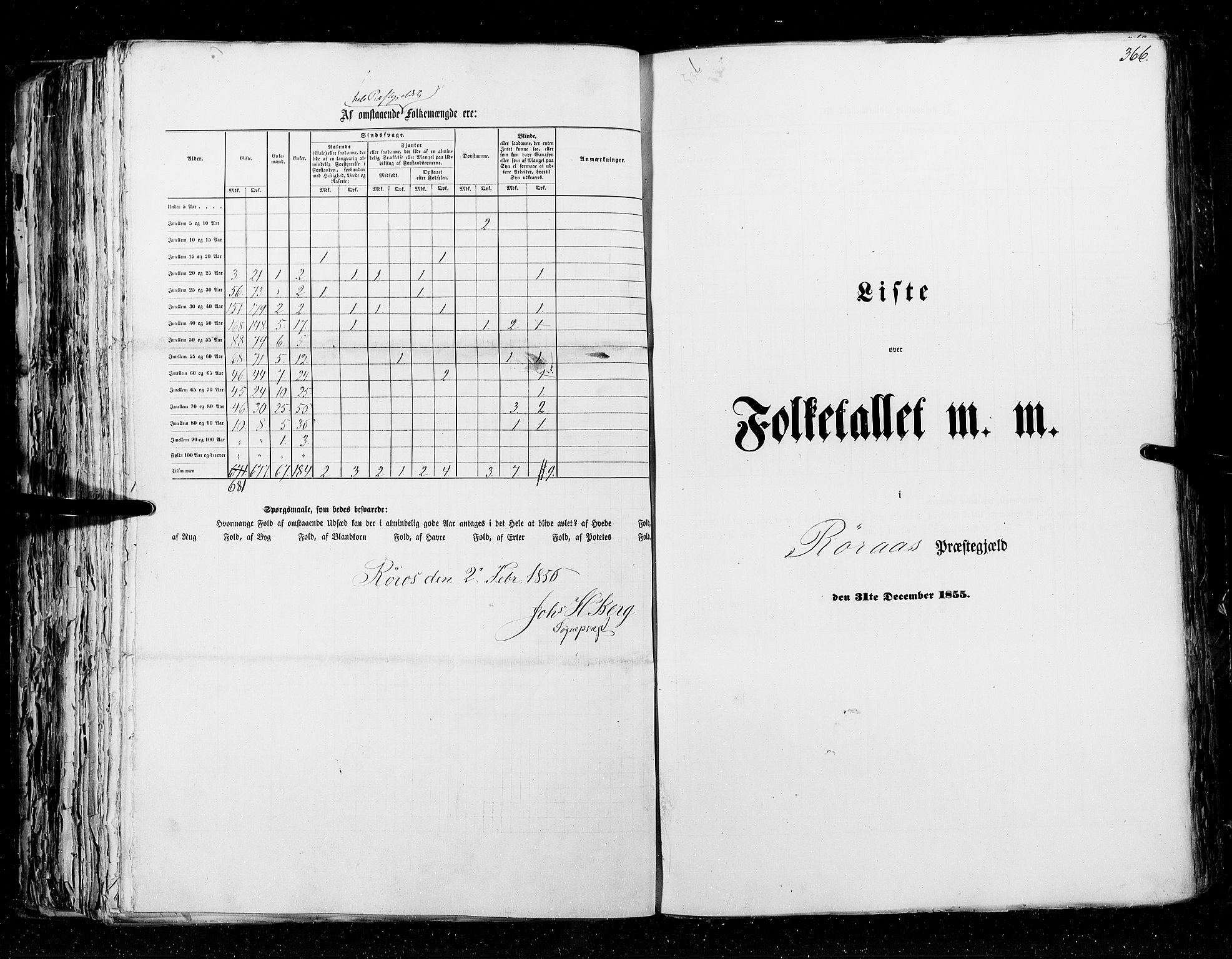 RA, Folketellingen 1855, bind 5: Nordre Bergenhus amt, Romsdal amt og Søndre Trondhjem amt, 1855, s. 366