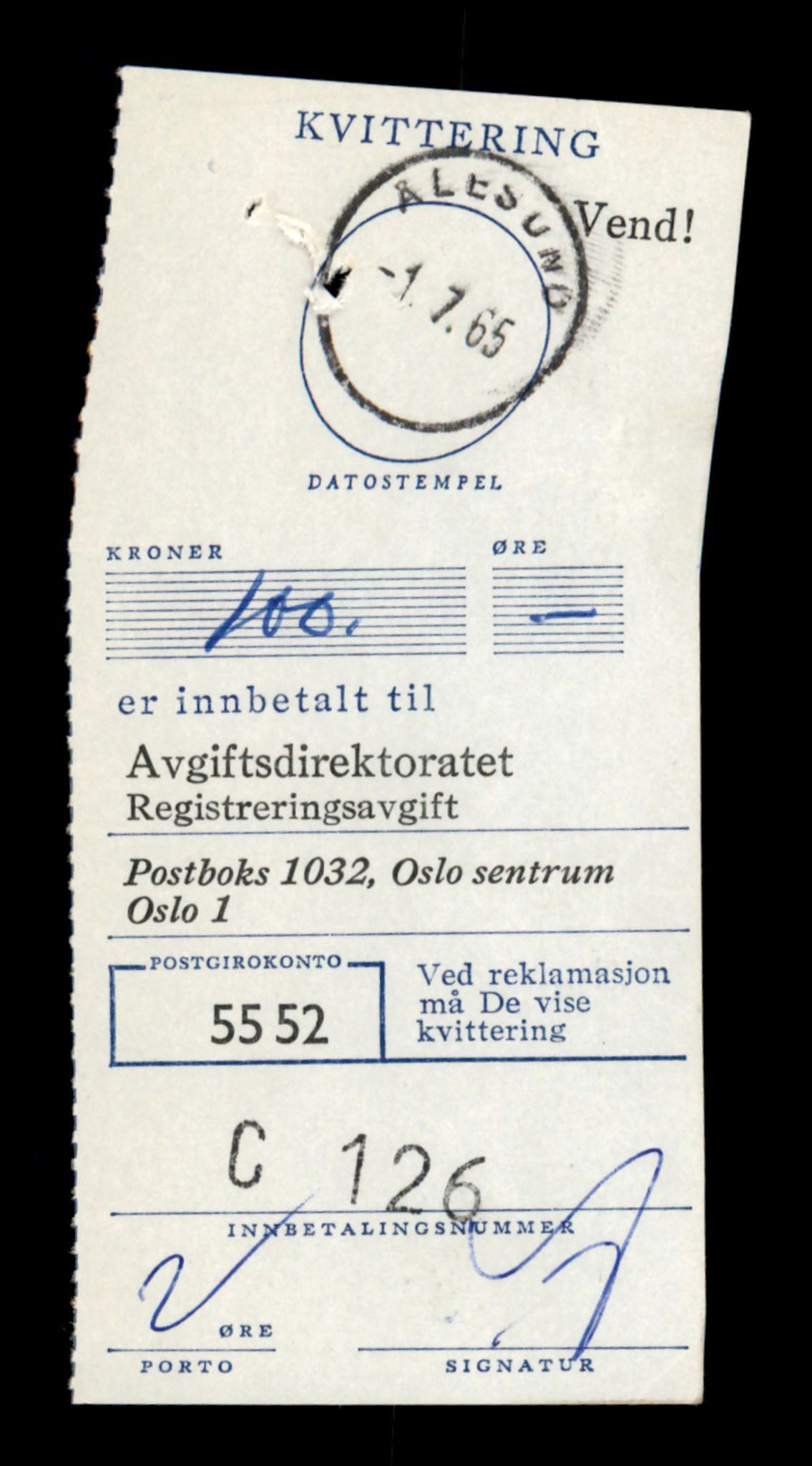 Møre og Romsdal vegkontor - Ålesund trafikkstasjon, SAT/A-4099/F/Fe/L0016: Registreringskort for kjøretøy T 1851 - T 1984, 1927-1998, s. 1317