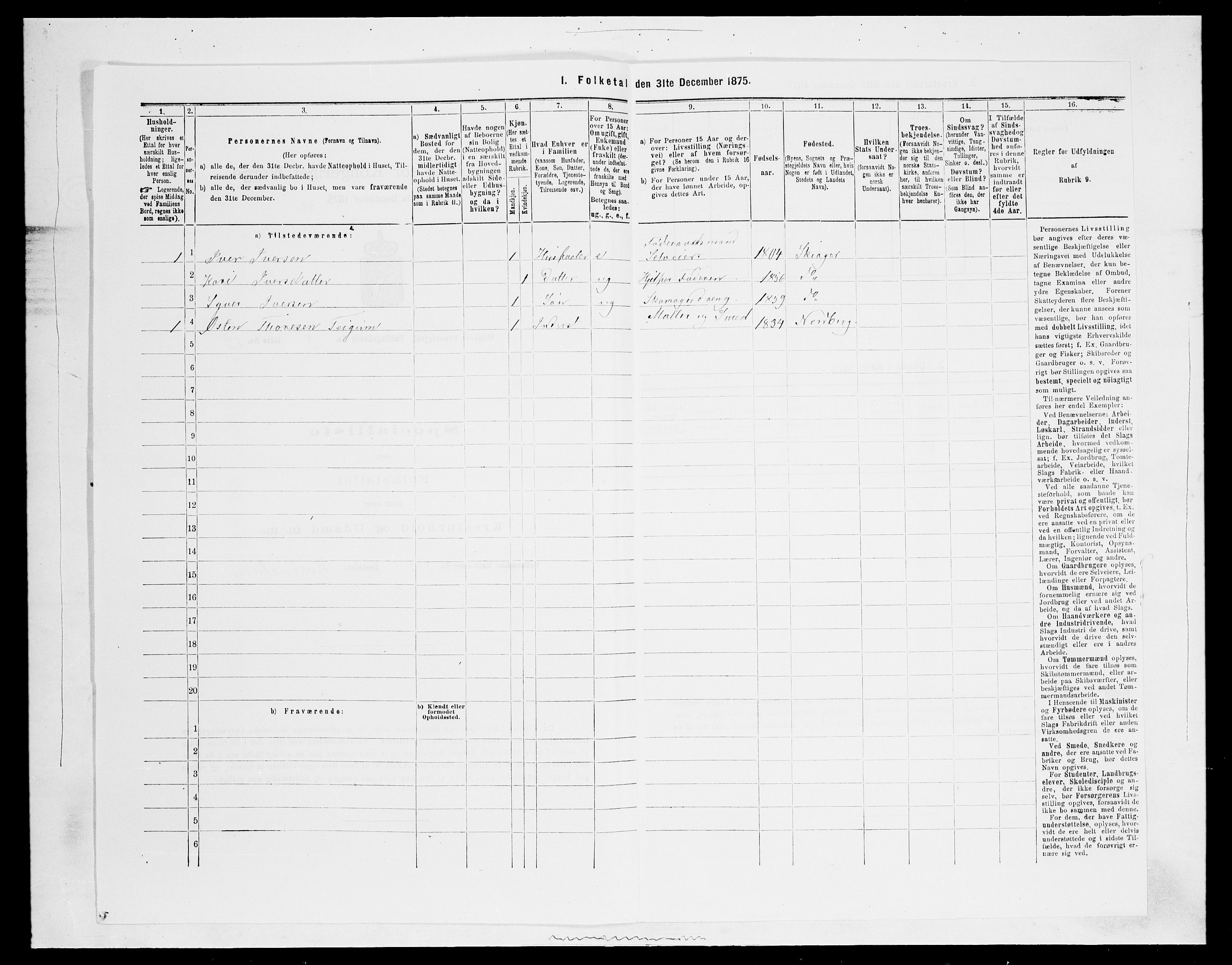 SAH, Folketelling 1875 for 0513P Skjåk prestegjeld, 1875, s. 336