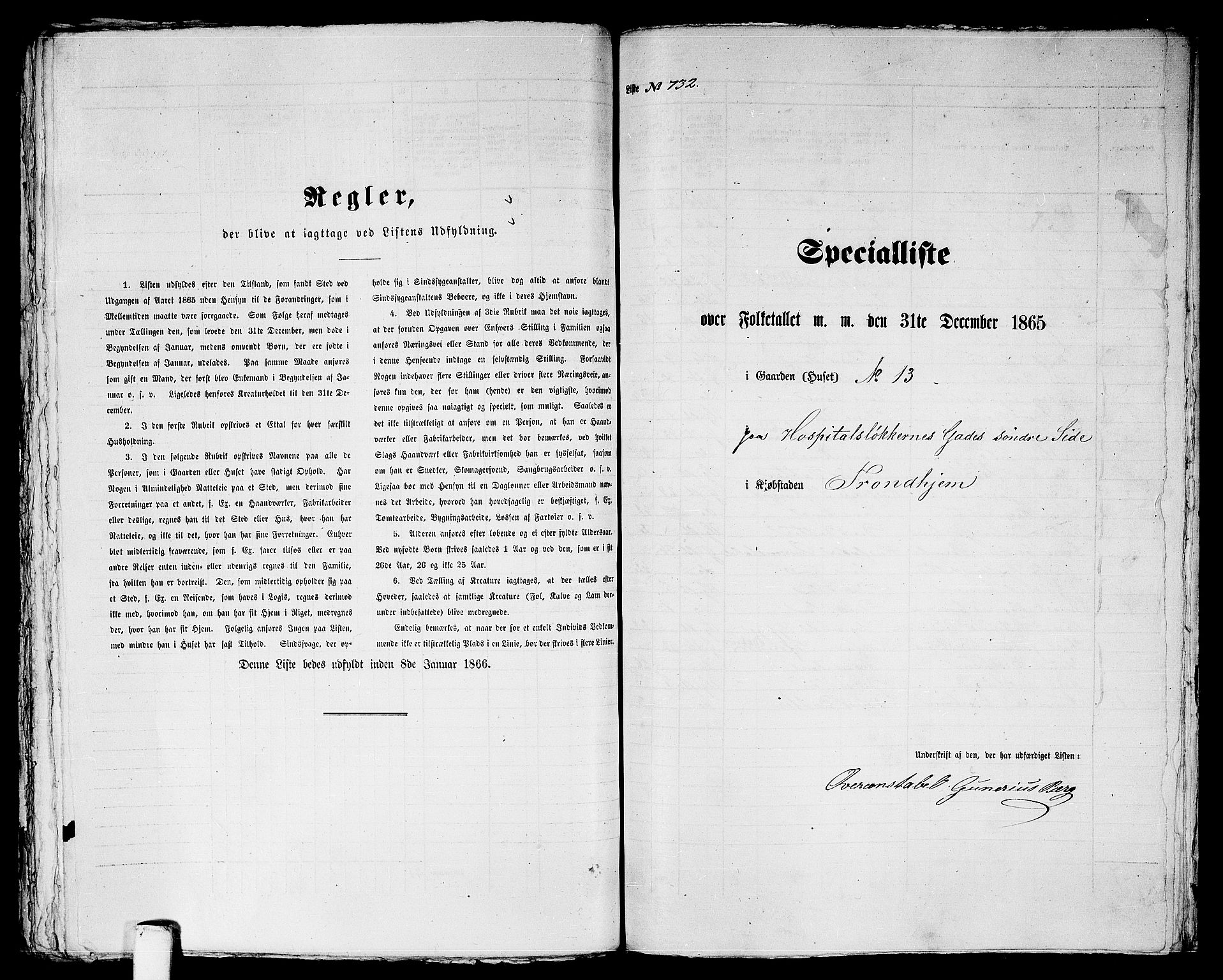 RA, Folketelling 1865 for 1601 Trondheim kjøpstad, 1865, s. 1513