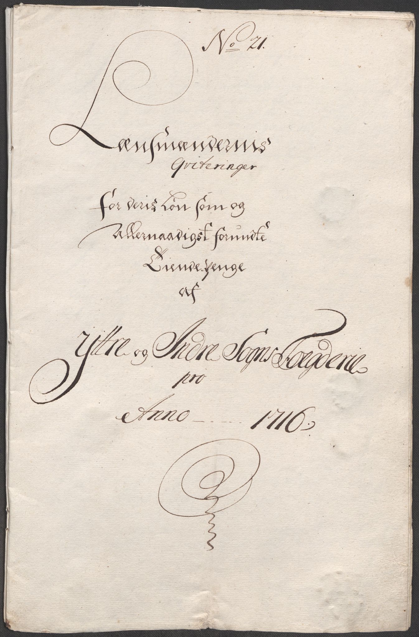 Rentekammeret inntil 1814, Reviderte regnskaper, Fogderegnskap, AV/RA-EA-4092/R52/L3320: Fogderegnskap Sogn, 1715-1716, s. 483