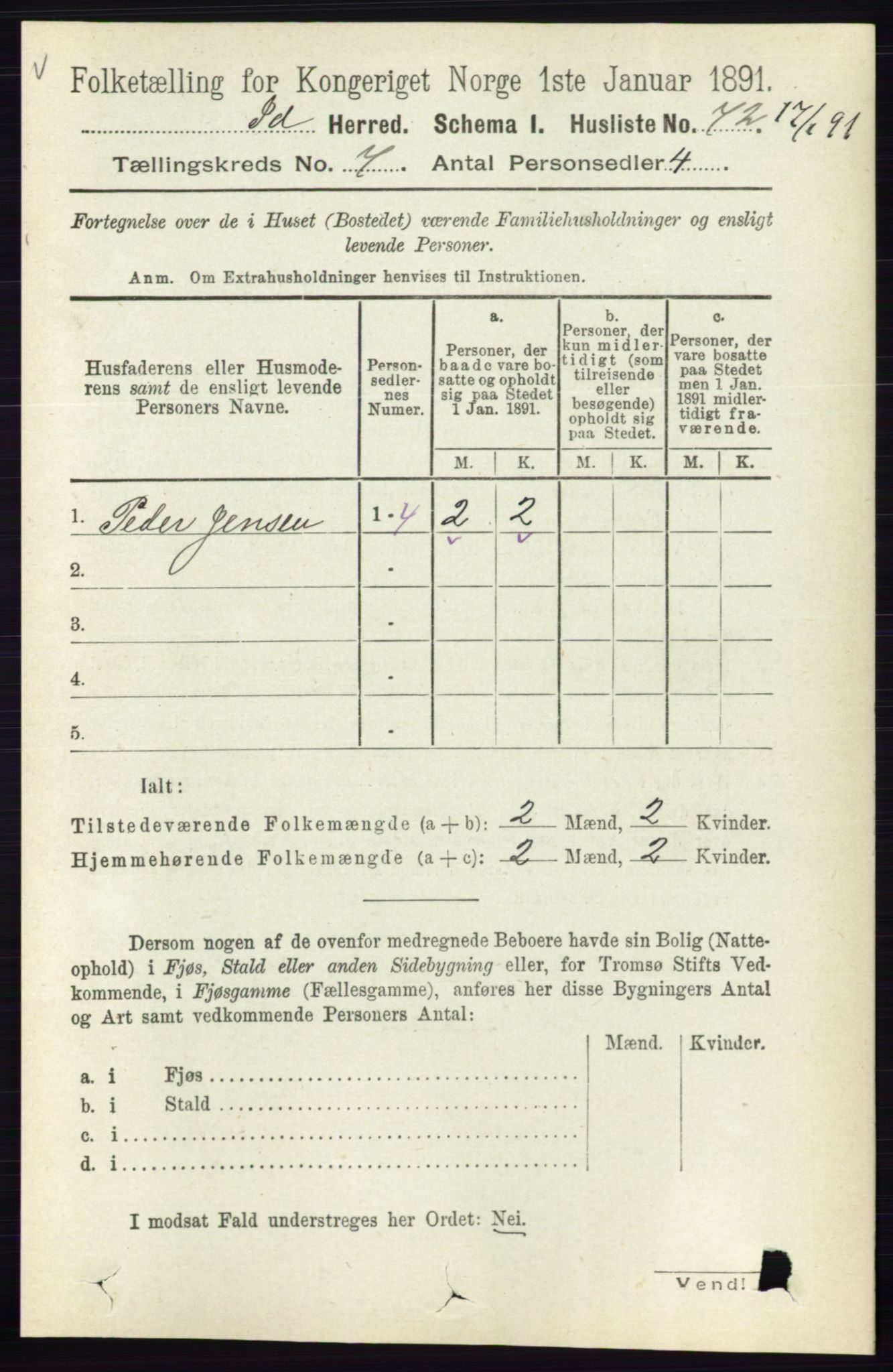 RA, Folketelling 1891 for 0117 Idd herred, 1891, s. 4134