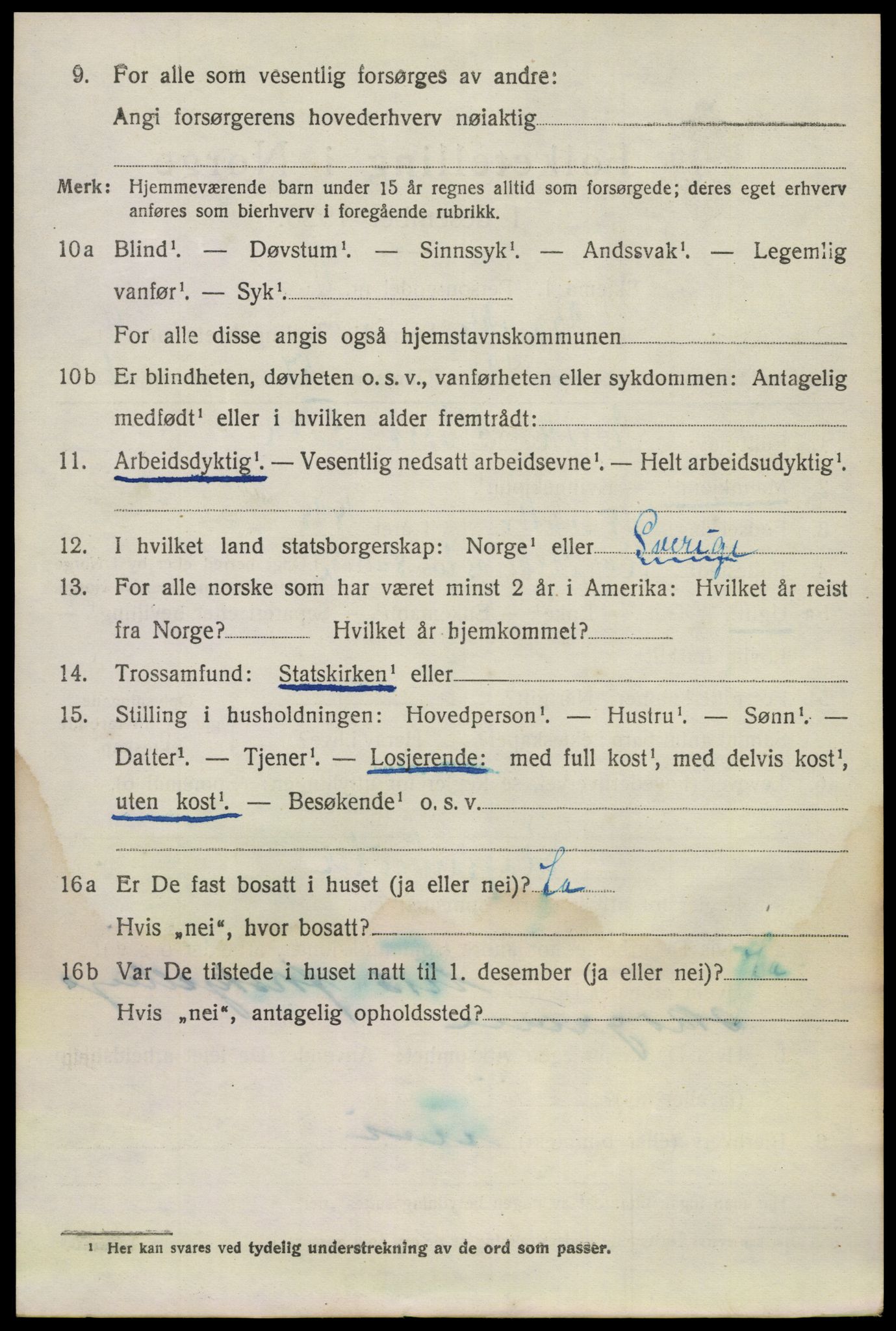 SAKO, Folketelling 1920 for 0814 Bamble herred, 1920, s. 8272