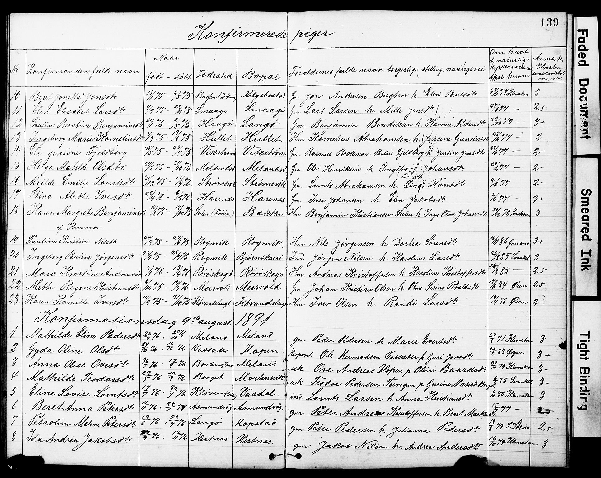 Ministerialprotokoller, klokkerbøker og fødselsregistre - Sør-Trøndelag, AV/SAT-A-1456/634/L0541: Klokkerbok nr. 634C03, 1874-1891, s. 139