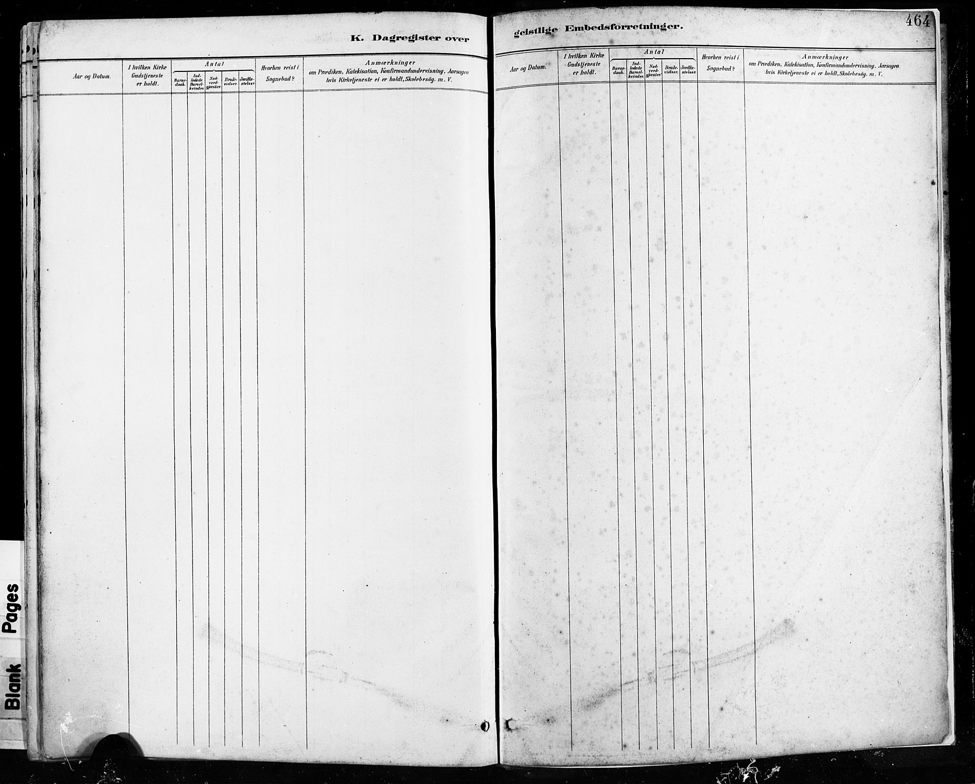 Høyland sokneprestkontor, SAST/A-101799/001/30BA/L0013: Ministerialbok nr. A 13.2, 1889-1898, s. 464