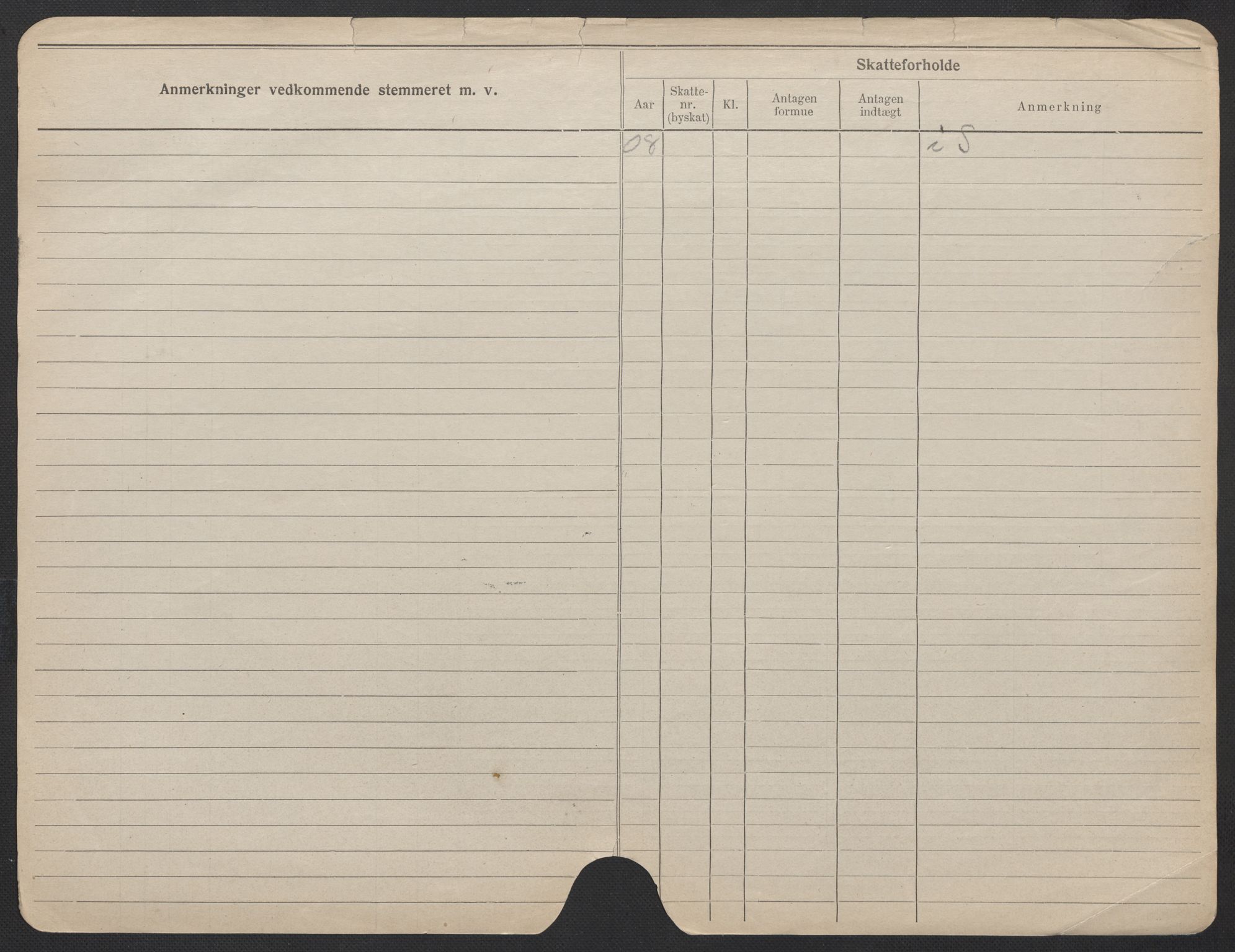 Oslo folkeregister, Registerkort, AV/SAO-A-11715/F/Fa/Fac/L0025: Kvinner, 1906-1914, s. 235b