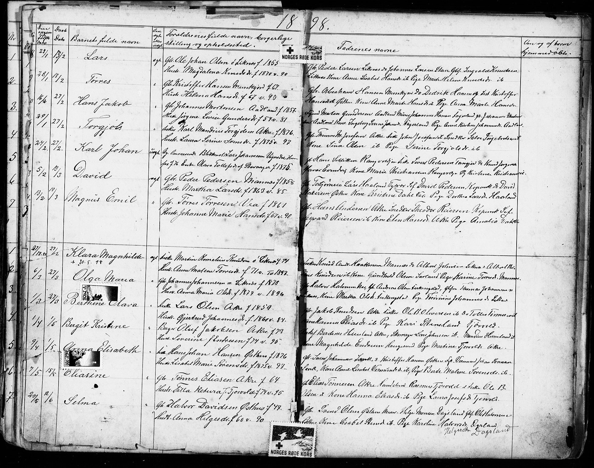 Kopervik sokneprestkontor, AV/SAST-A-101850/H/Ha/Hab/L0002: Klokkerbok nr. B 2, 1881-1905, s. 82