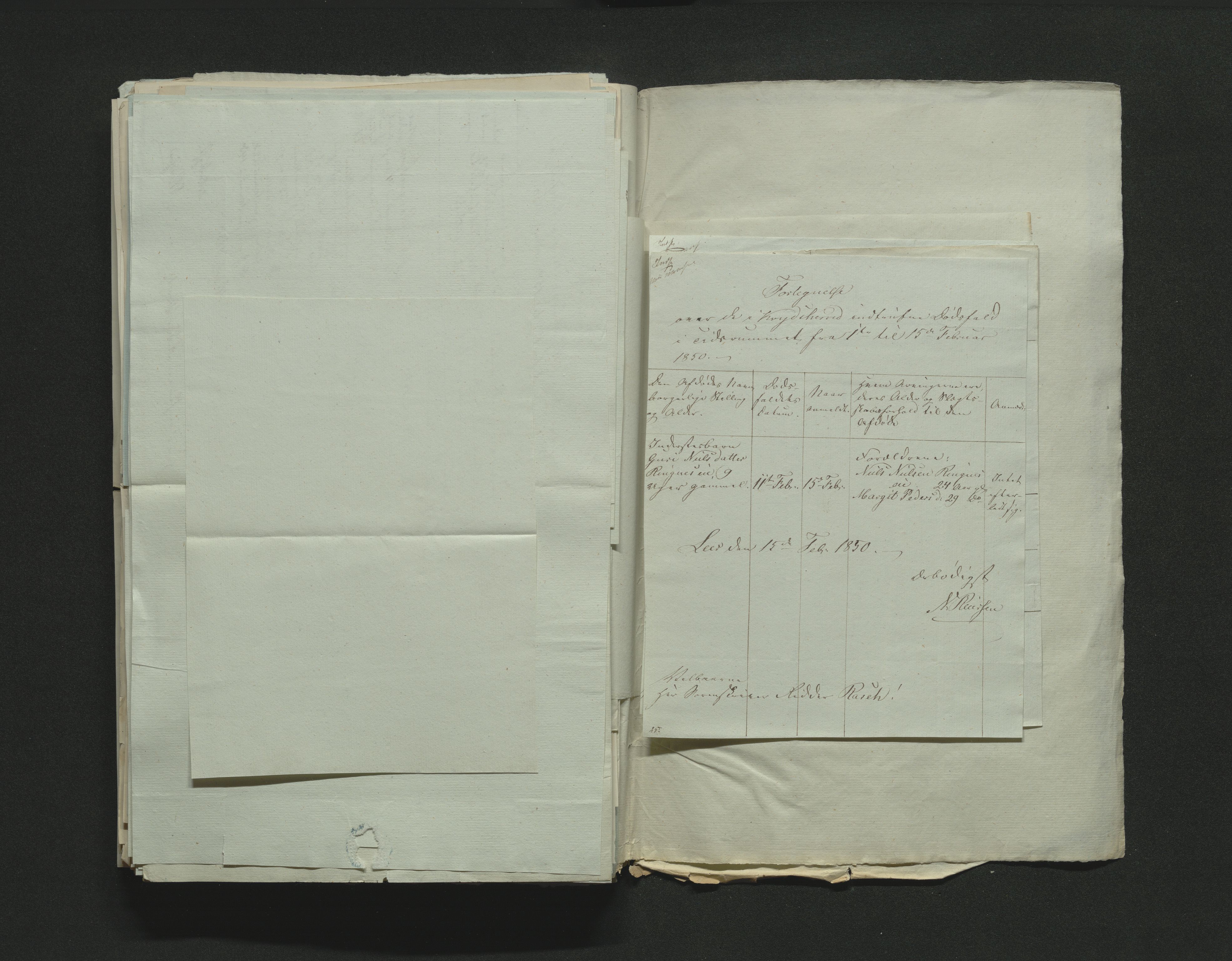 Eiker, Modum og Sigdal sorenskriveri, AV/SAKO-A-123/H/Ha/Hab/L0008: Dødsfallsmeldinger, 1850-1853