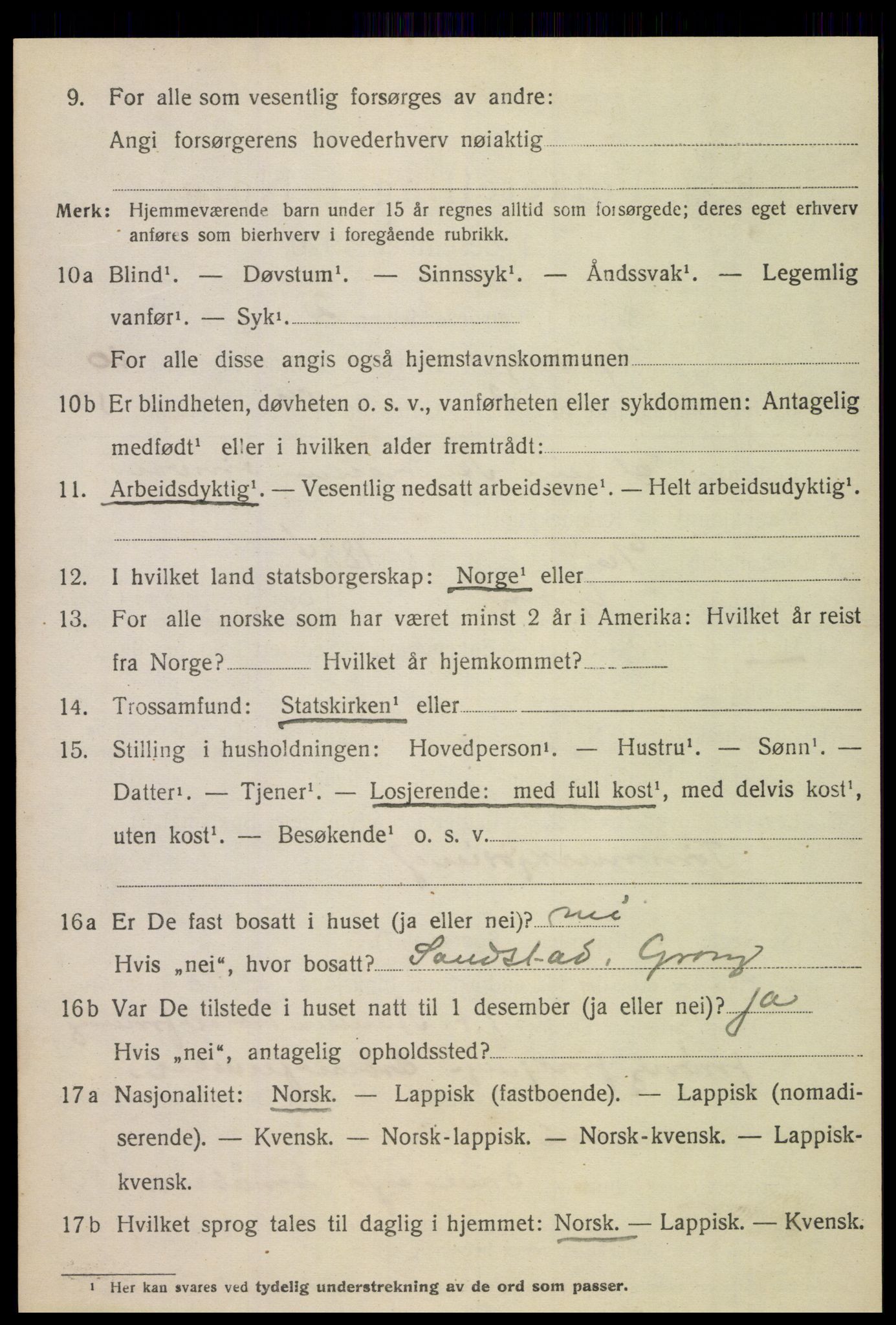 SAT, Folketelling 1920 for 1742 Grong herred, 1920, s. 5620