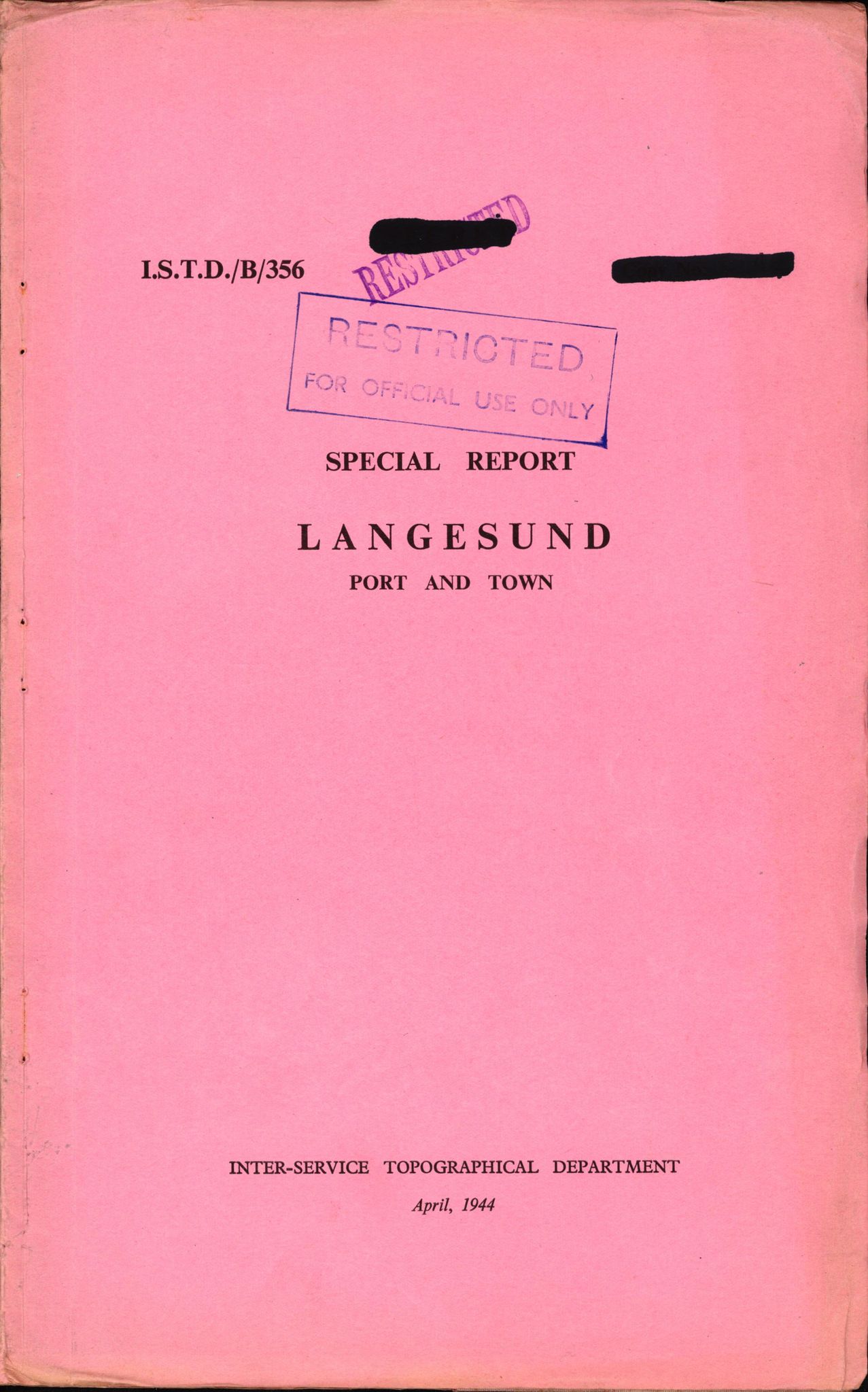 Forsvaret, Forsvarets overkommando II, RA/RAFA-3915/D/Dd/L0020: Telemark, 1942-1945, s. 240