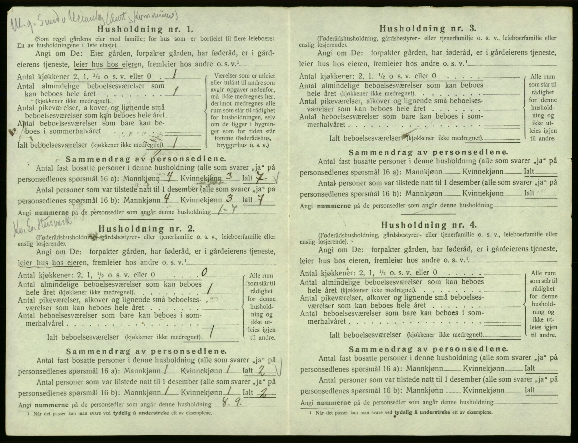 SAB, Folketelling 1920 for 1228 Odda herred, 1920, s. 648