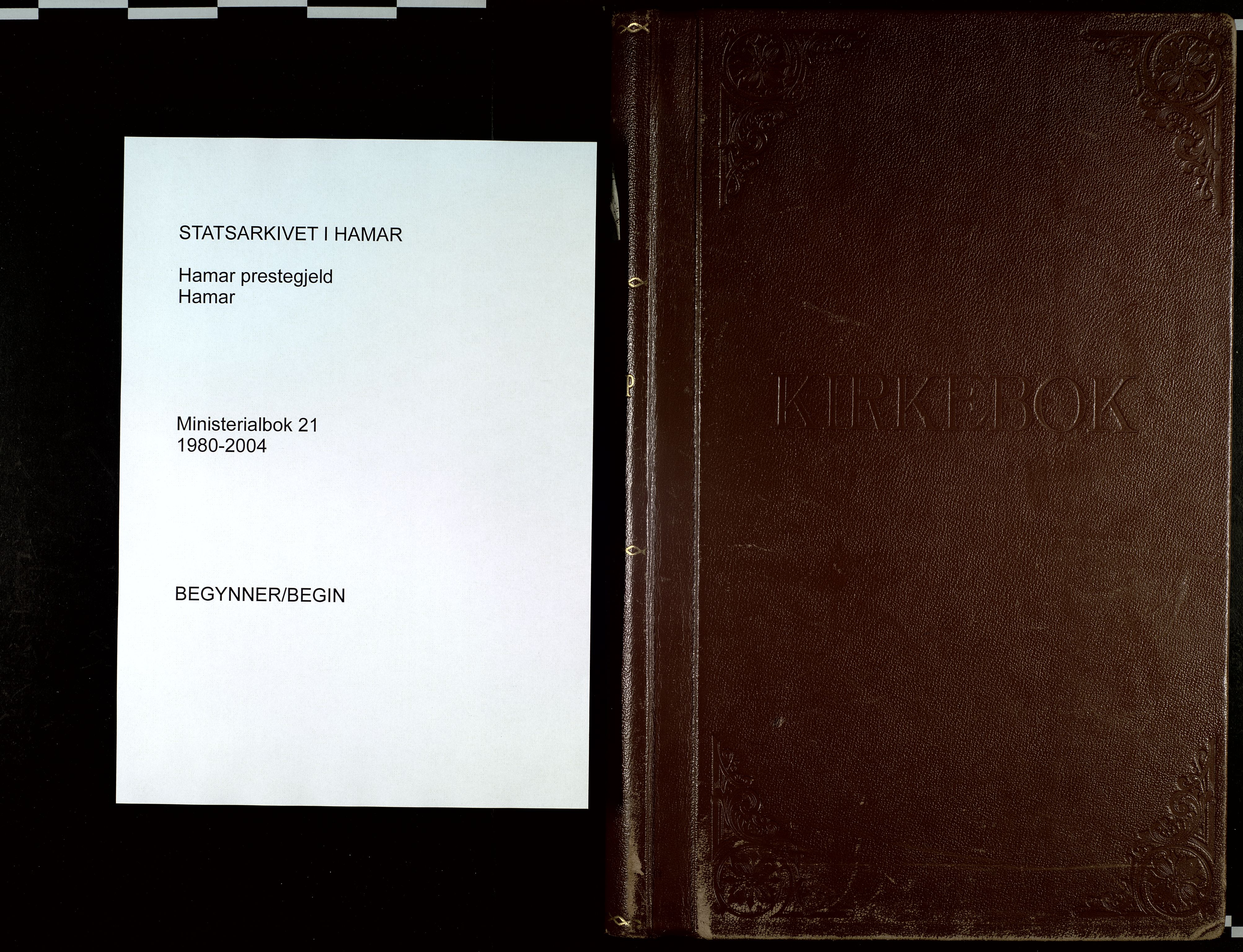Hamar prestekontor, SAH/DOMPH-002/H/Ha/Haa/L0021: Ministerialbok nr. 21, 1980-2004