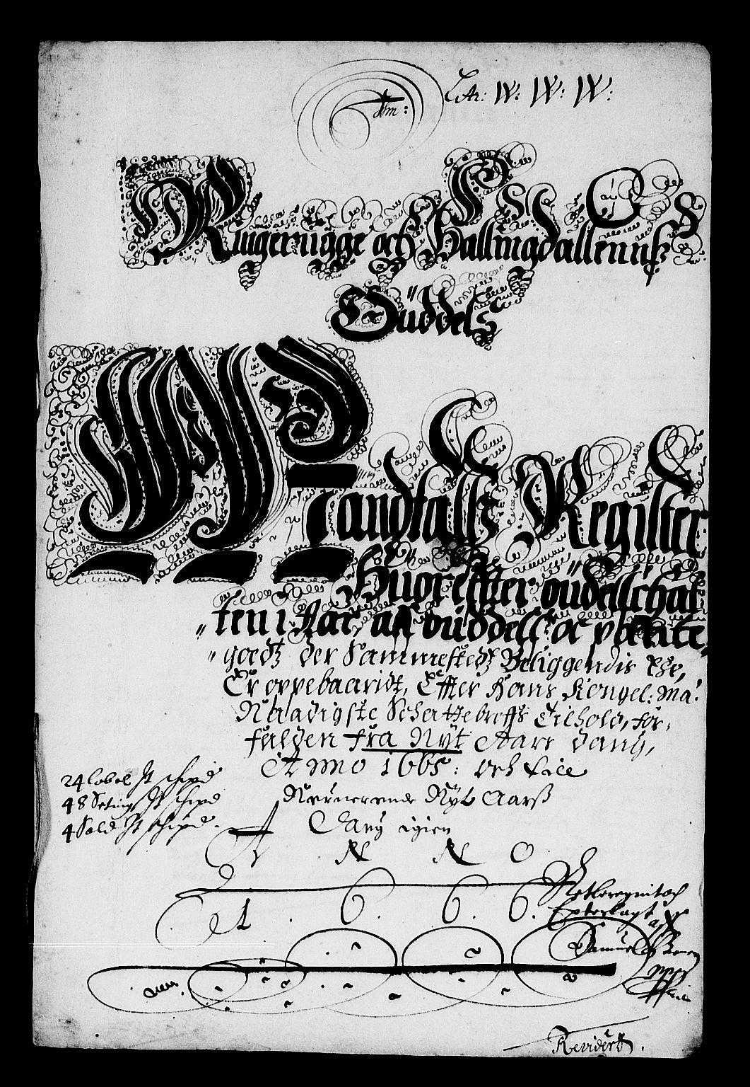 Rentekammeret inntil 1814, Reviderte regnskaper, Stiftamtstueregnskaper, Landkommissariatet på Akershus og Akershus stiftamt, AV/RA-EA-5869/R/Ra/L0032: Landkommissariatet på Akershus, 1665