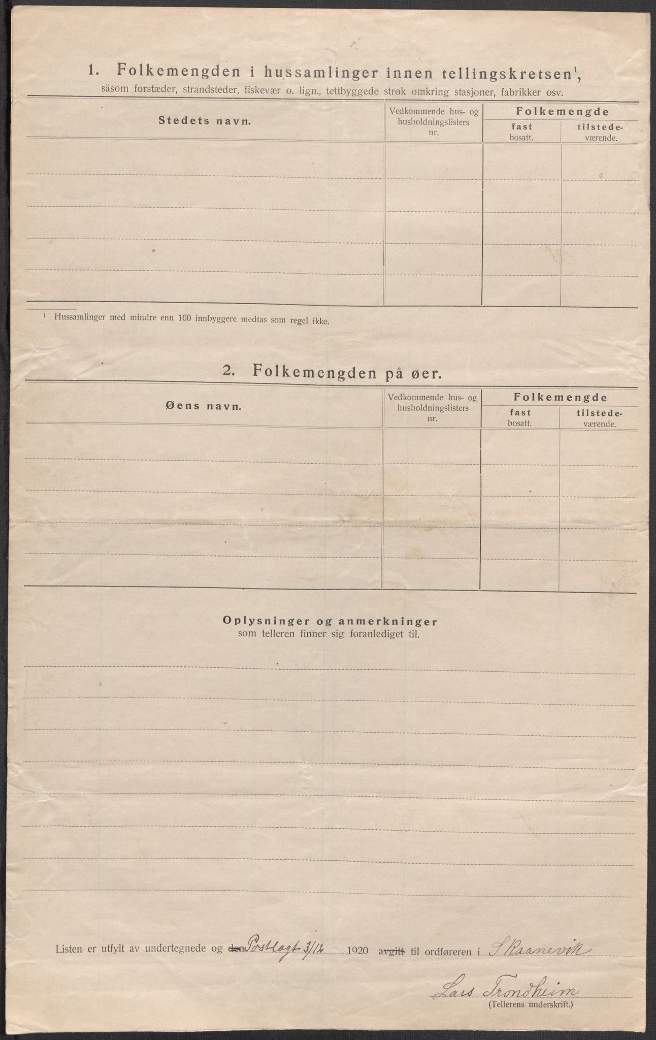 SAB, Folketelling 1920 for 1212 Skånevik herred, 1920, s. 51