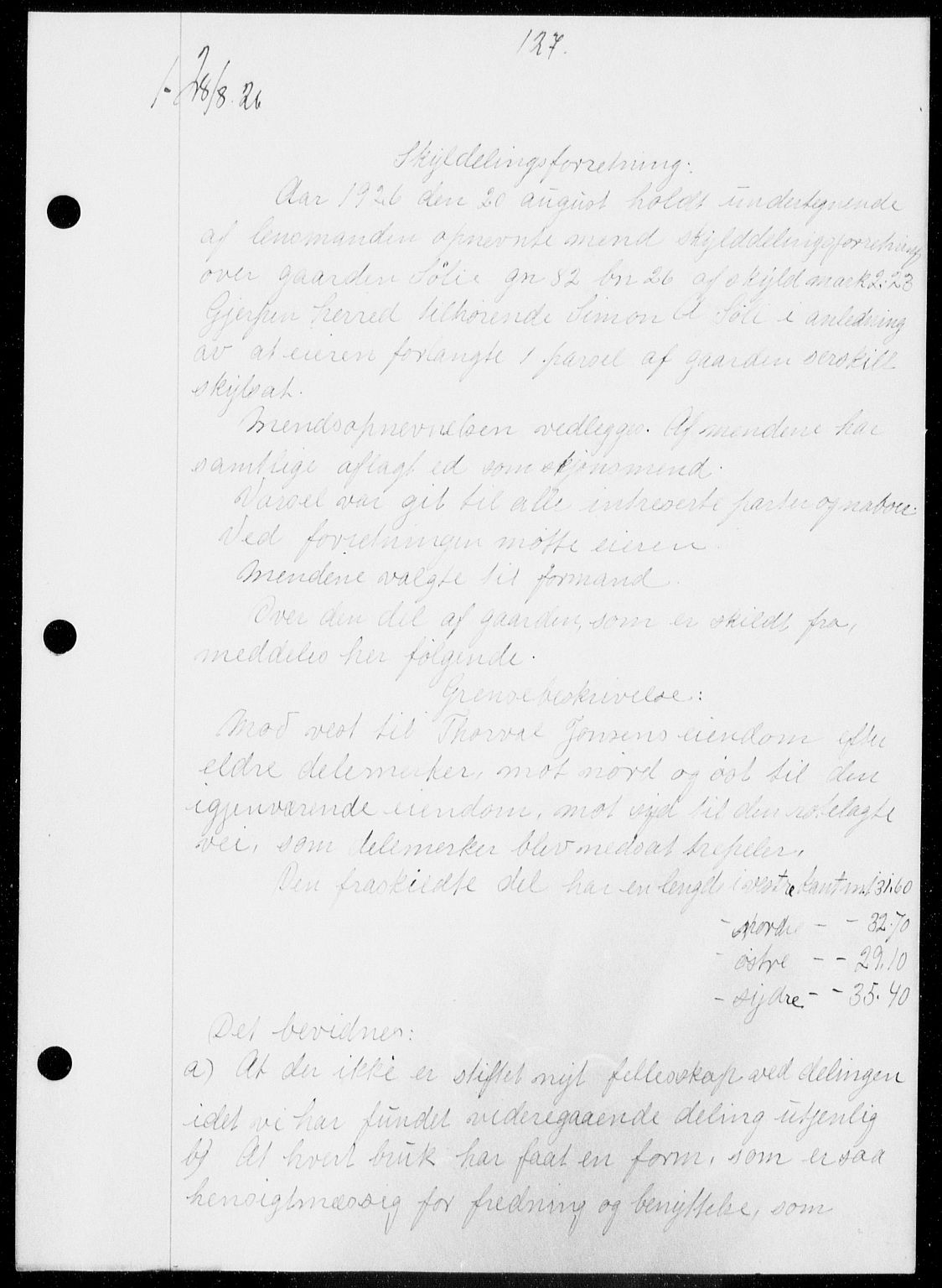 Gjerpen sorenskriveri, SAKO/A-216/G/Ga/Gaa/L0048: Pantebok nr. I 48 og 50-51, 1926-1928, Tingl.dato: 28.08.1926