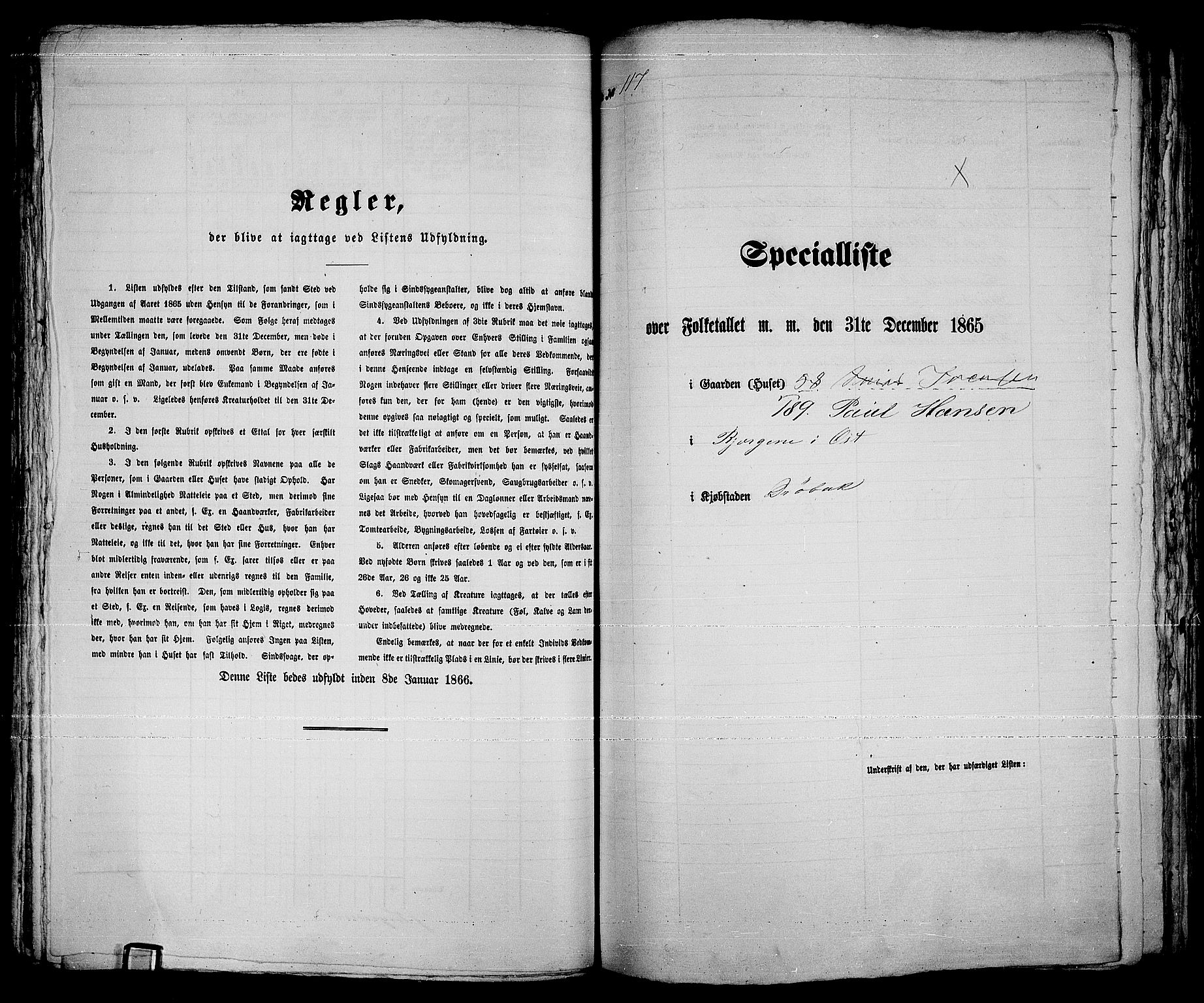 RA, Folketelling 1865 for 0203B Drøbak prestegjeld, Drøbak kjøpstad, 1865, s. 238