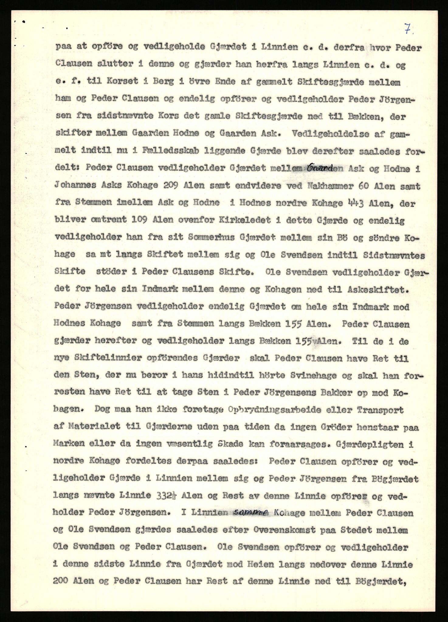 Statsarkivet i Stavanger, AV/SAST-A-101971/03/Y/Yj/L0038: Avskrifter sortert etter gårdsnavn: Hodne - Holte, 1750-1930, s. 39